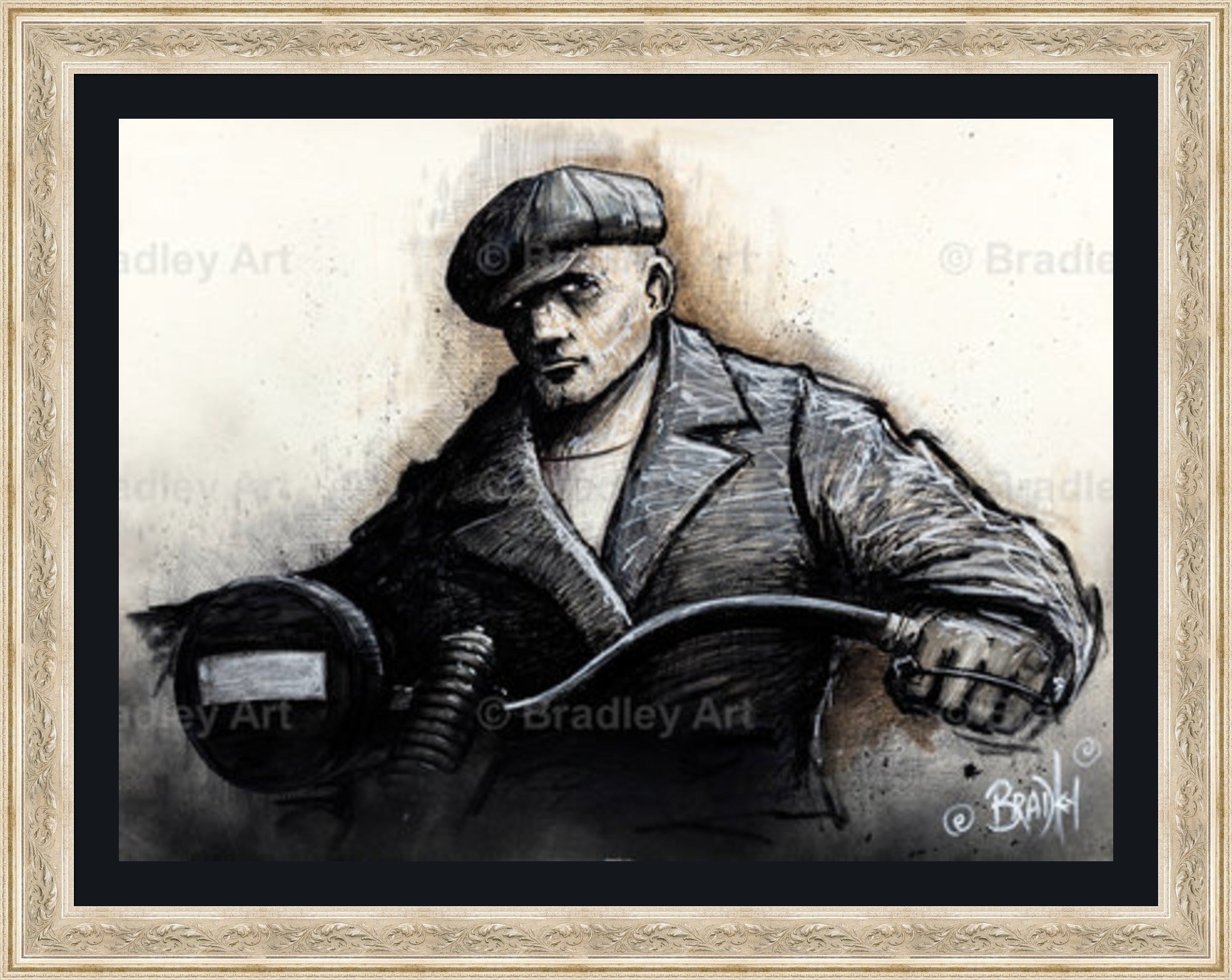 "Biker" Canvas