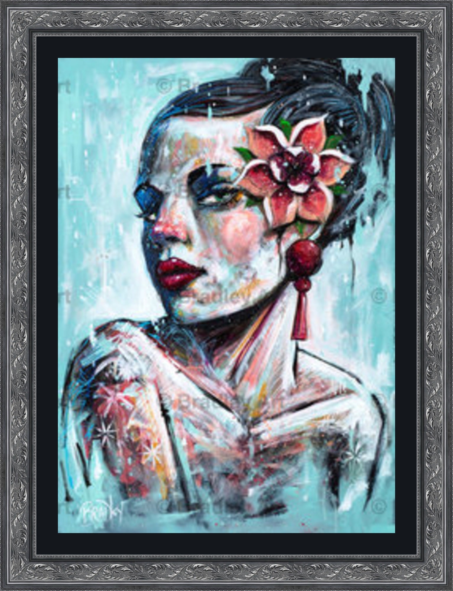 "Bella Blue" Canvas