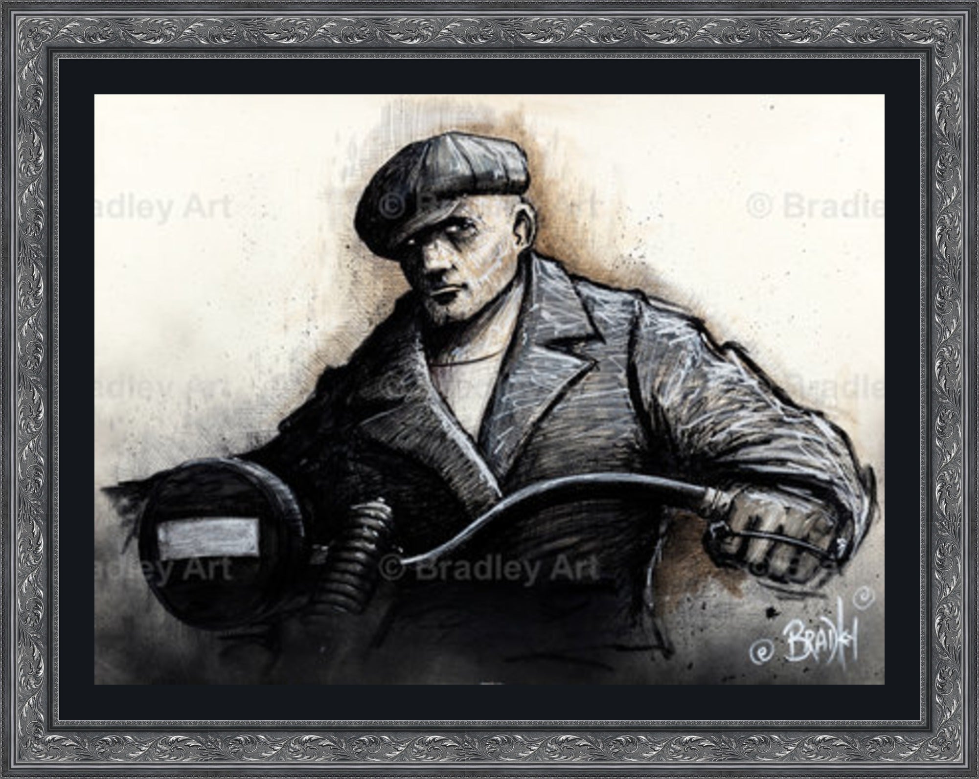 "Biker" Canvas