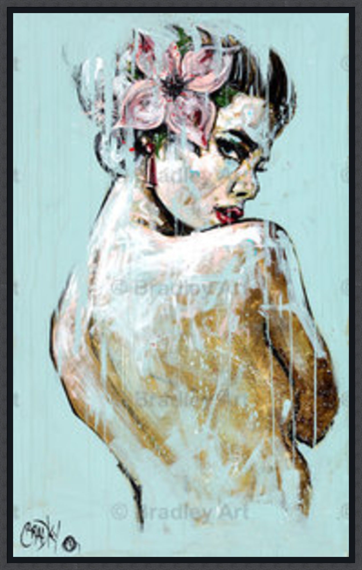 "Don't Look Back" HE Canvas