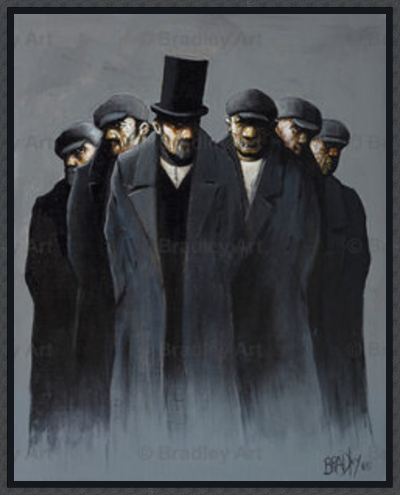 "Men of Business" HE Canvas