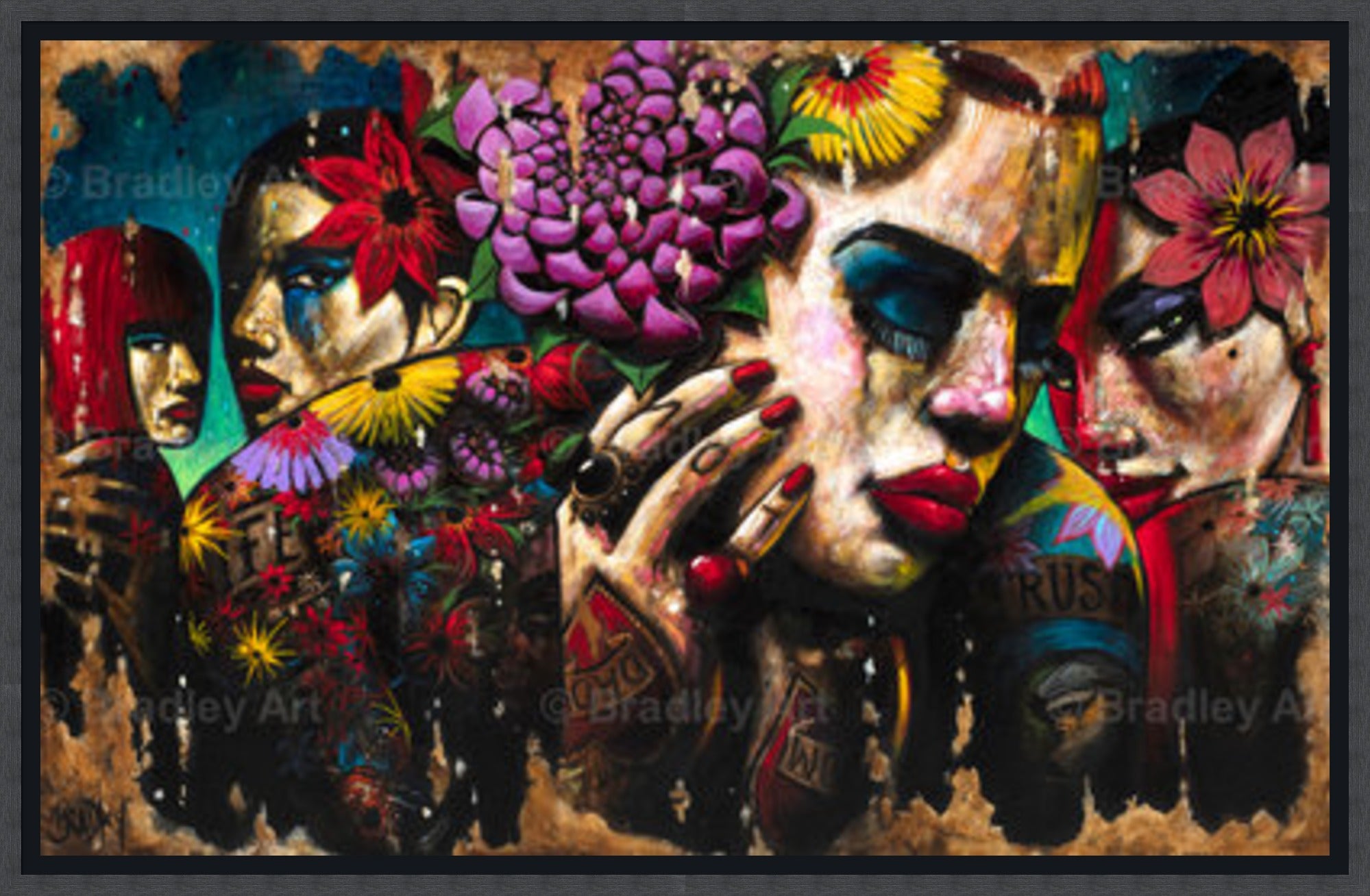 "Girlfriends" HE Canvas