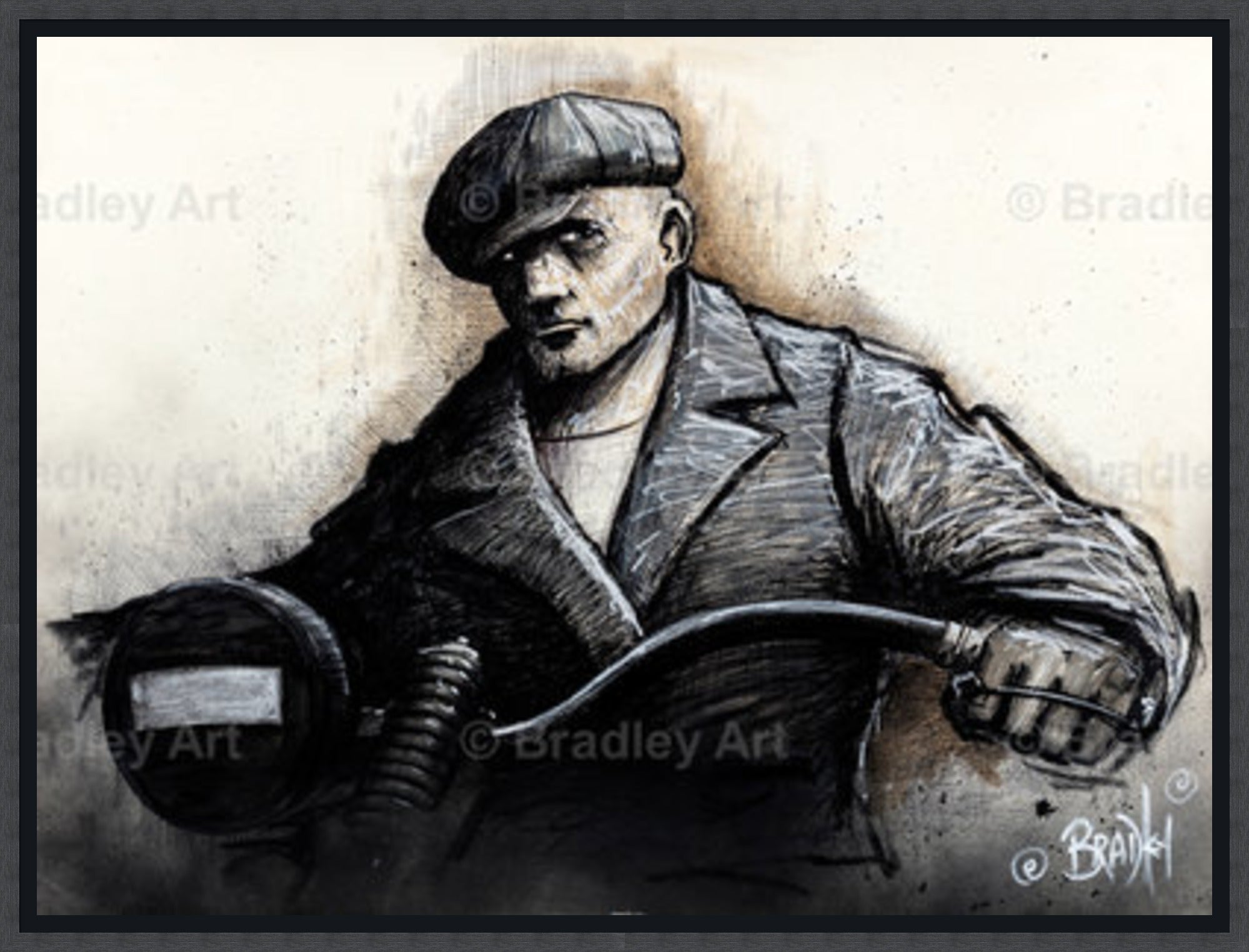 "Biker" Canvas