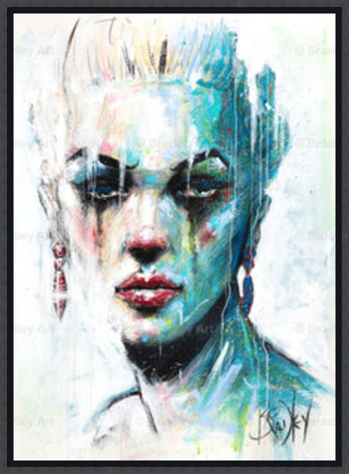 "The Beautiful and Damned" Canvas