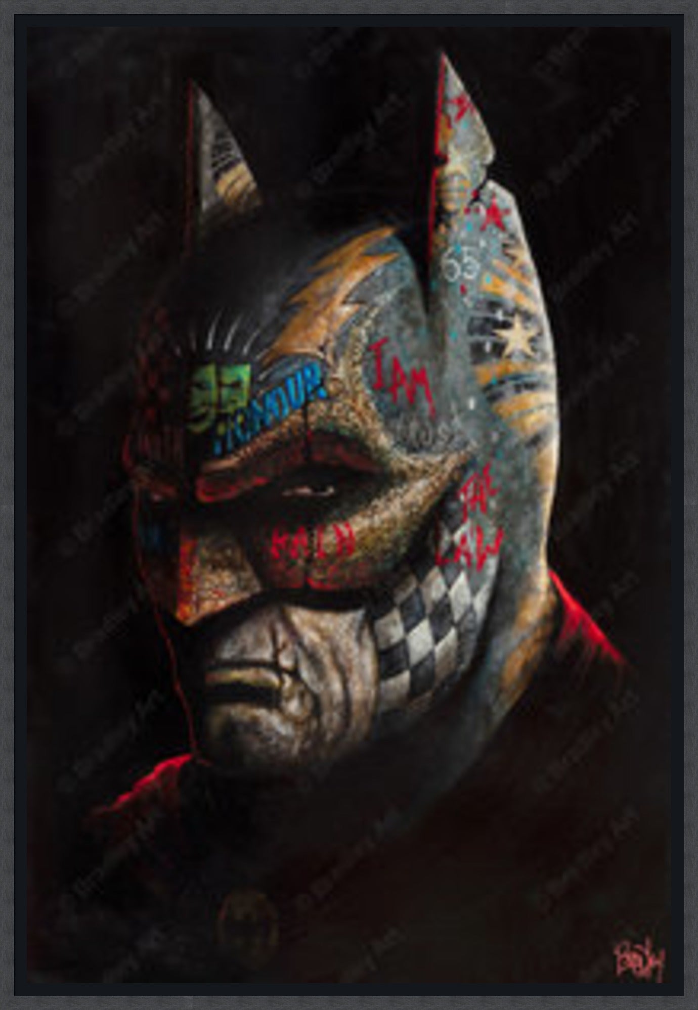 "I Am The Law" Canvas