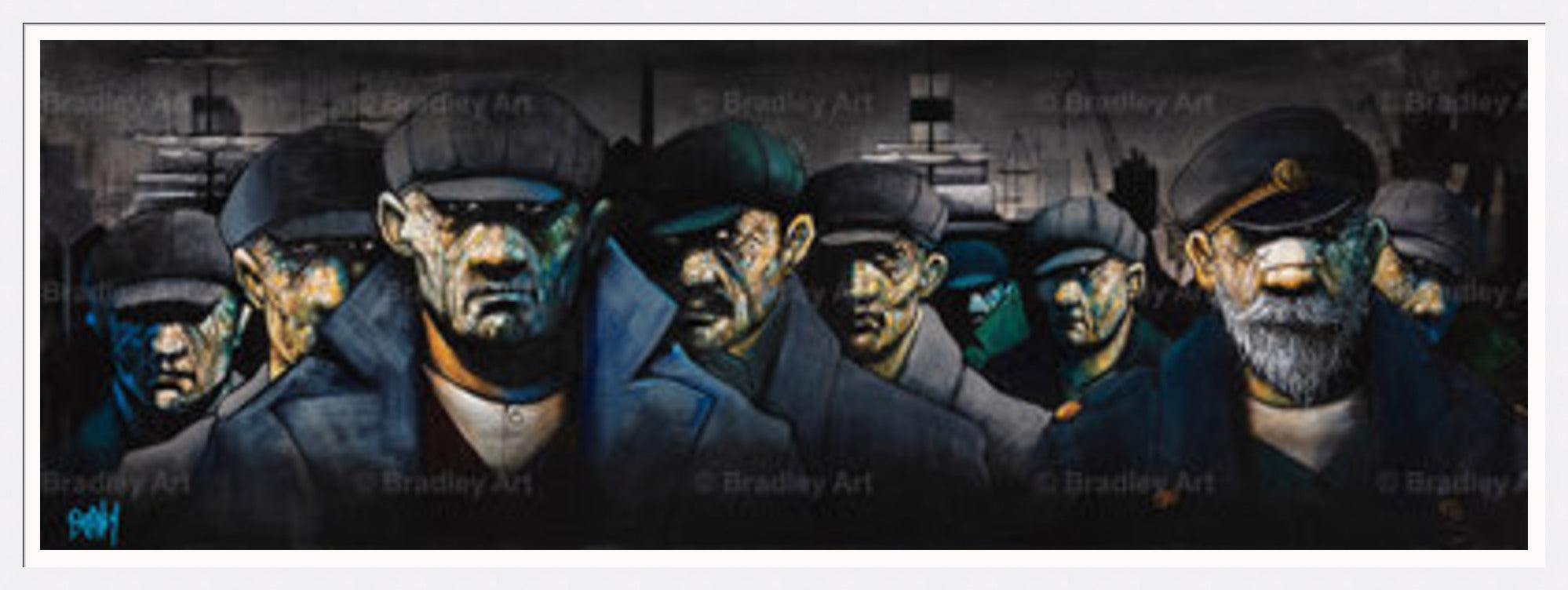 "Quittin' Time II" HE Canvas