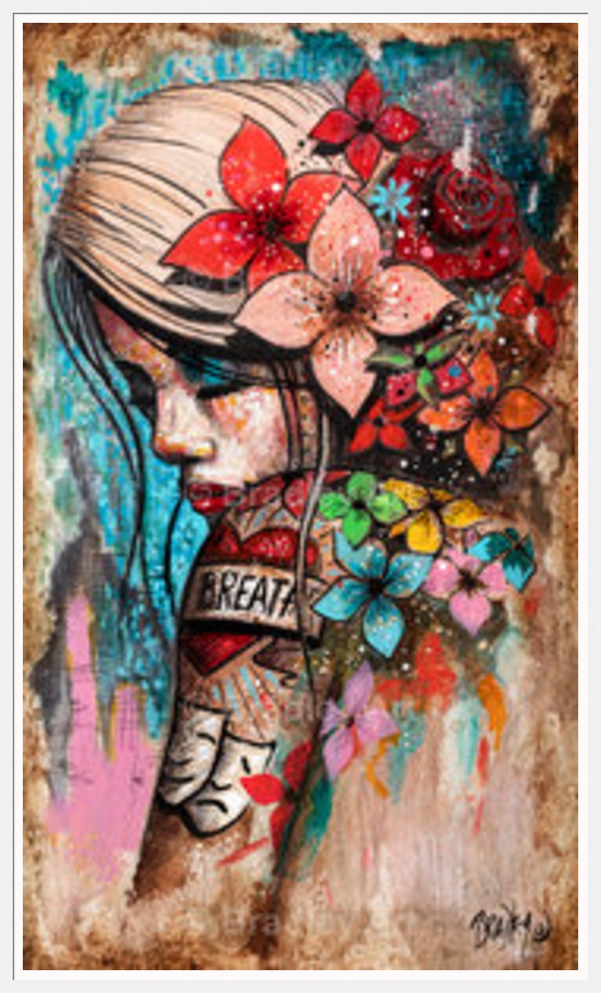"Breathe" HE Canvas