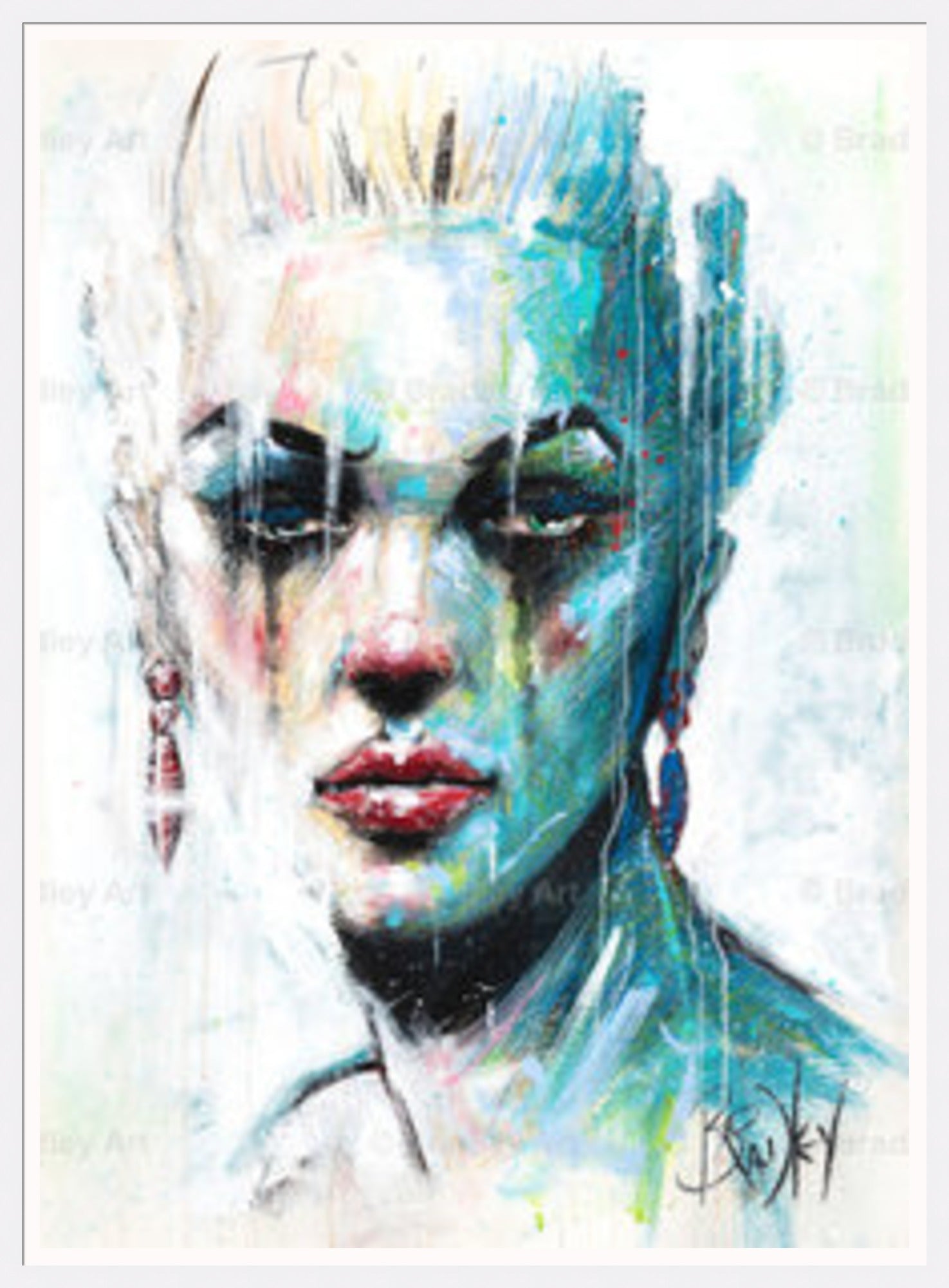 "The Beautiful and Damned" Canvas