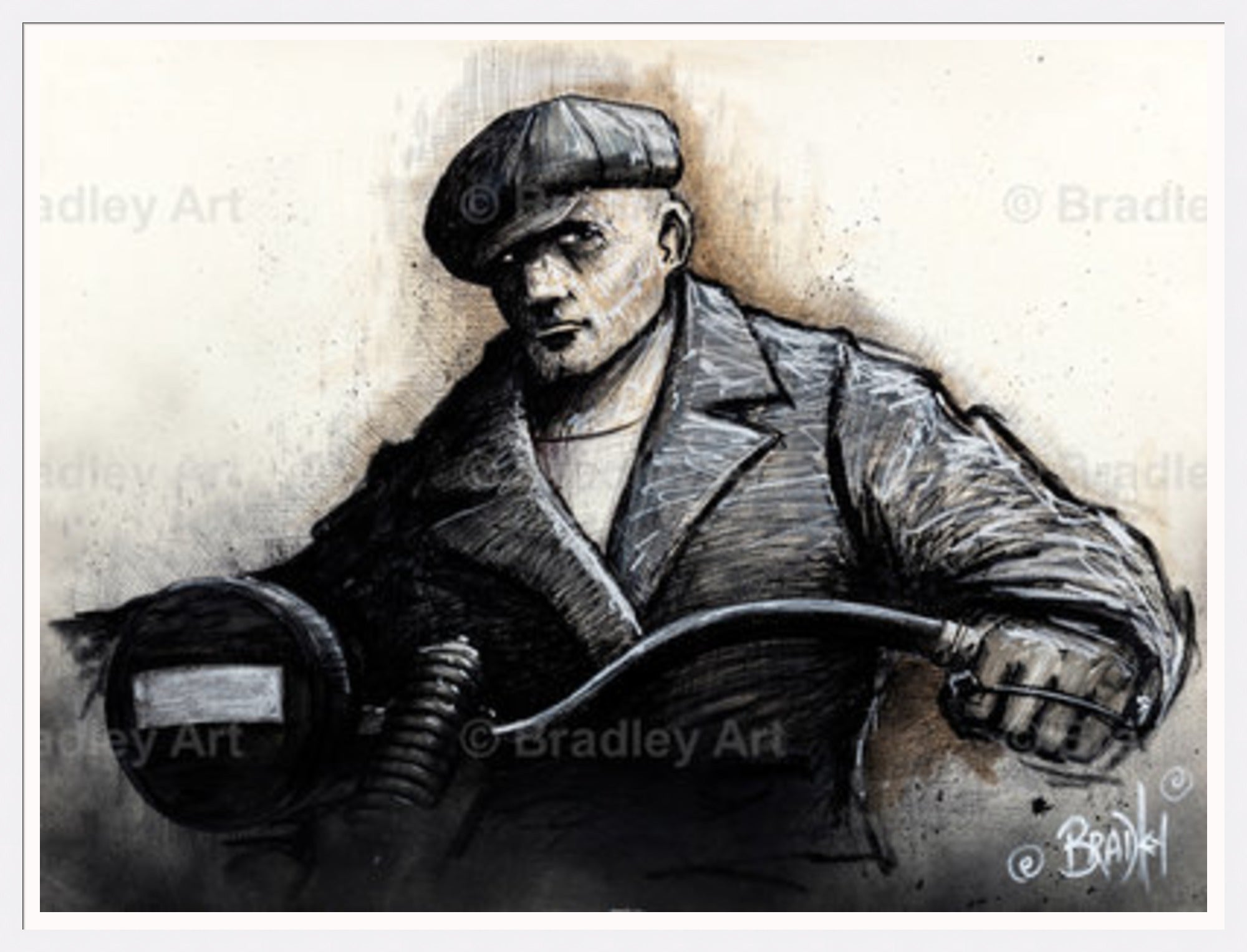 "Biker" Canvas