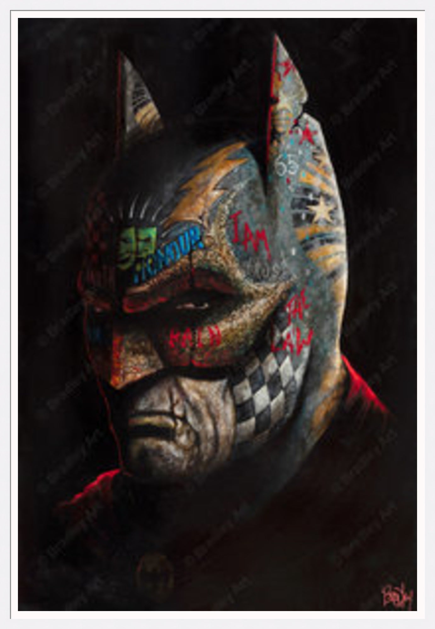 "I Am The Law" HE Canvas