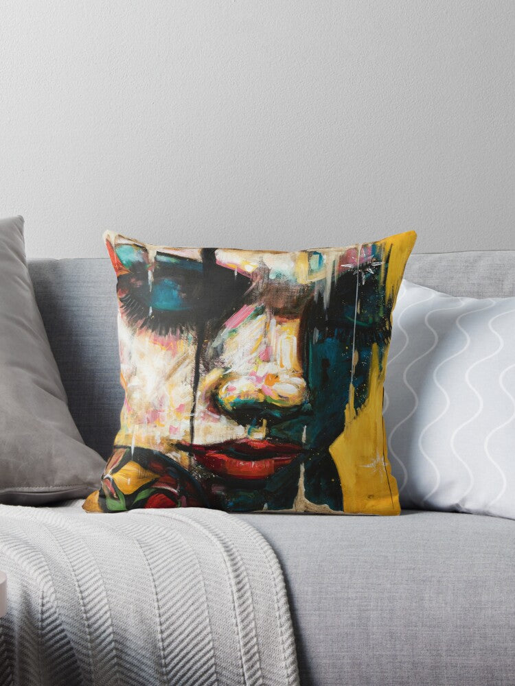 "Holding Back the Tears" Cushion