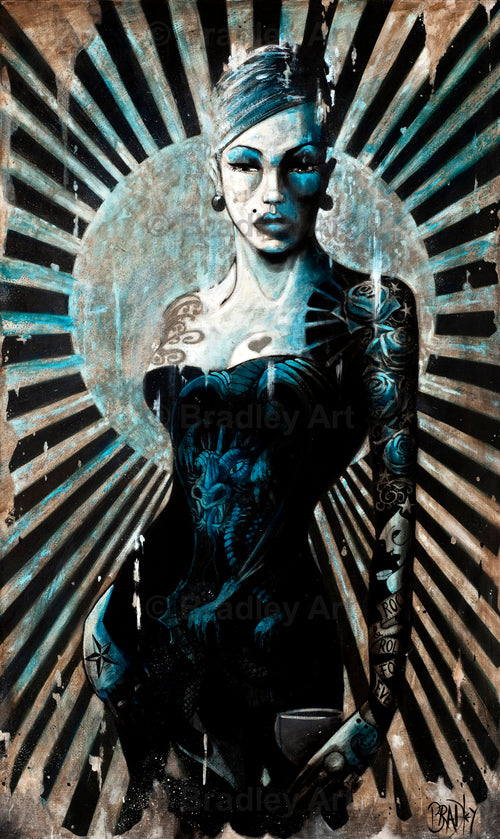 "La Femme Bleue" Print