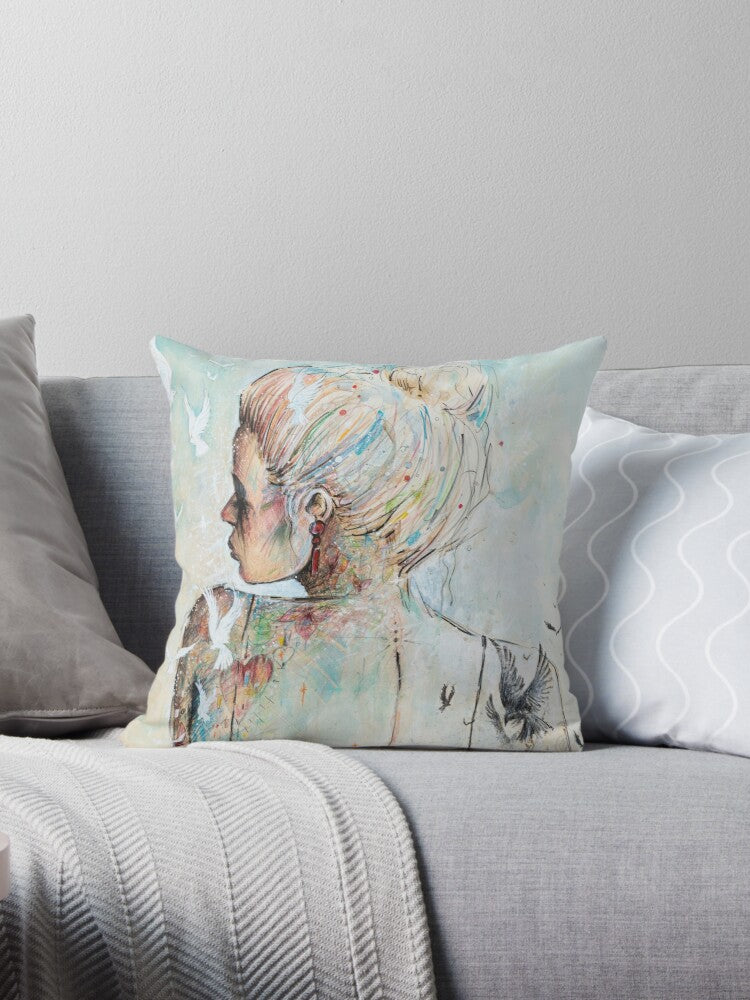 "Letting Go" Cushion