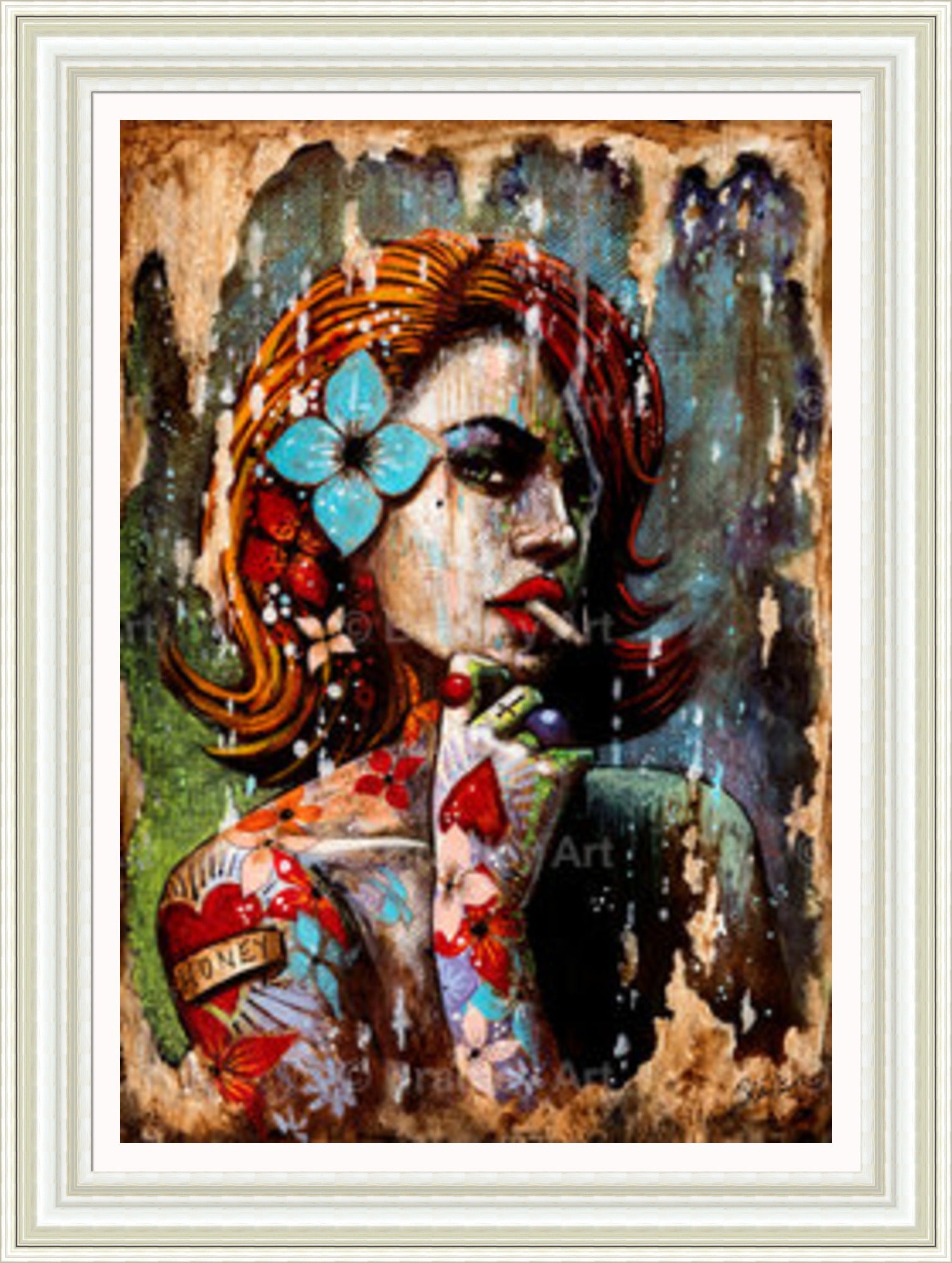 "Honey" Canvas