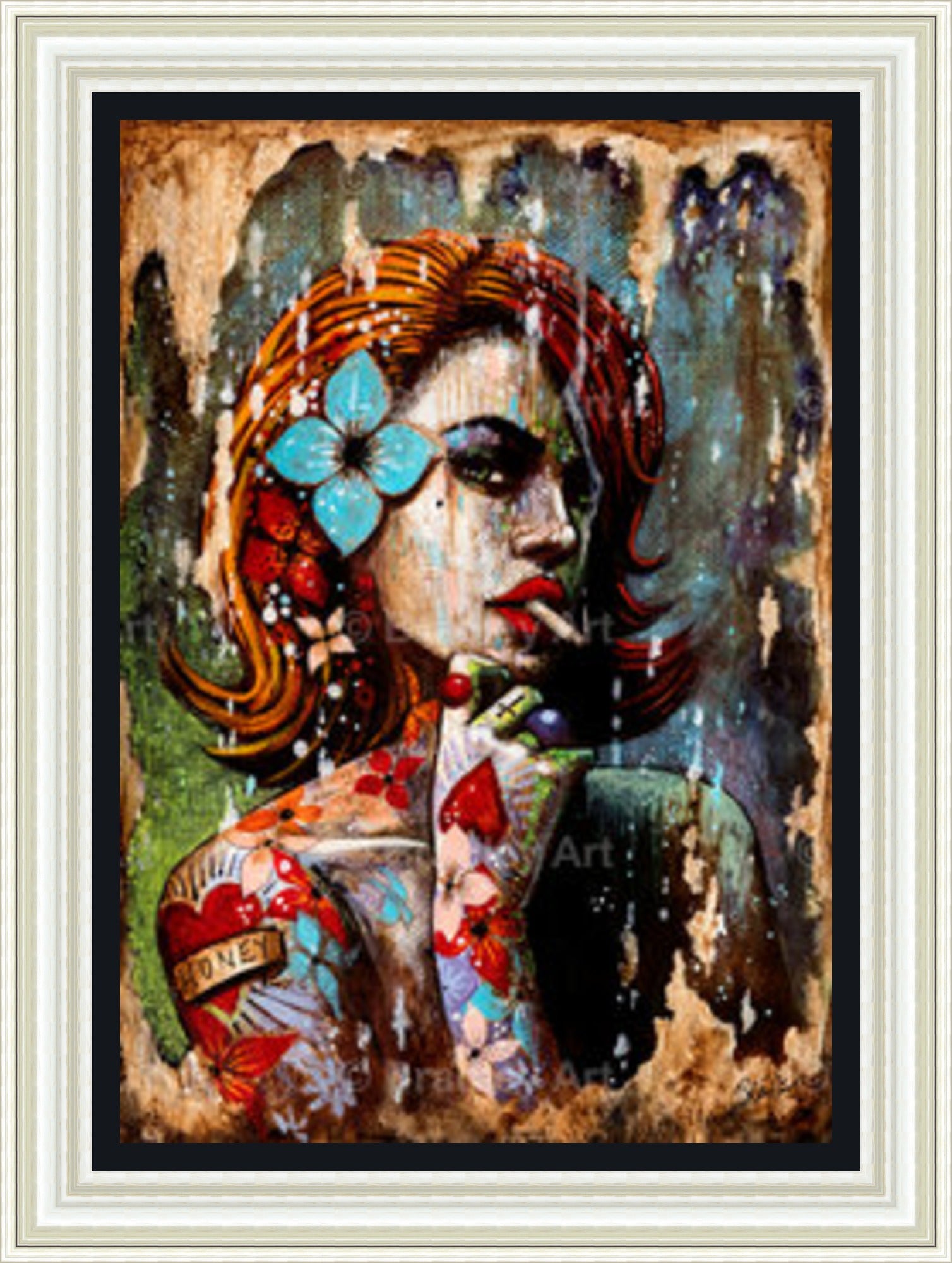 "Honey" HE Canvas