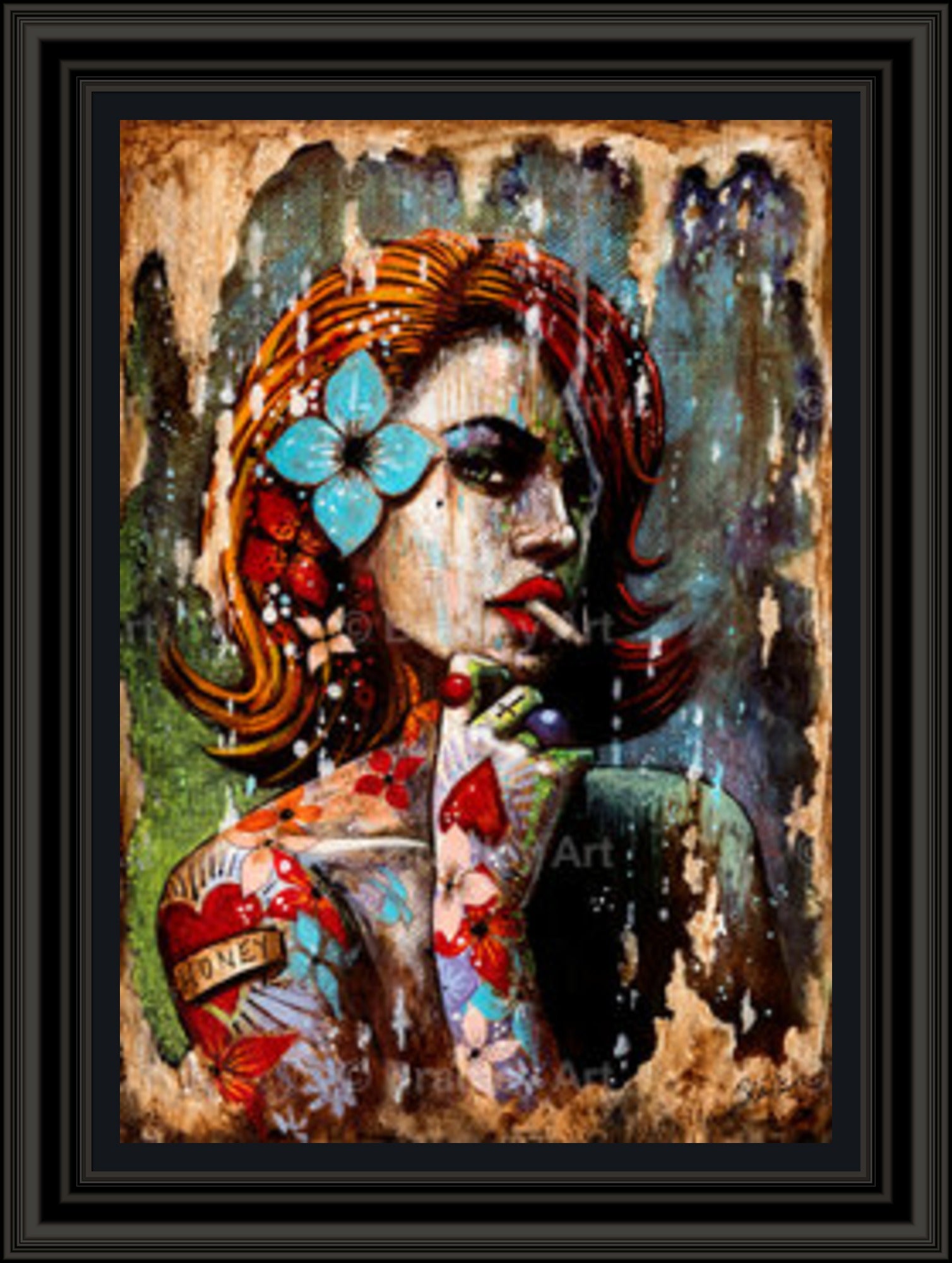 "Honey" Canvas
