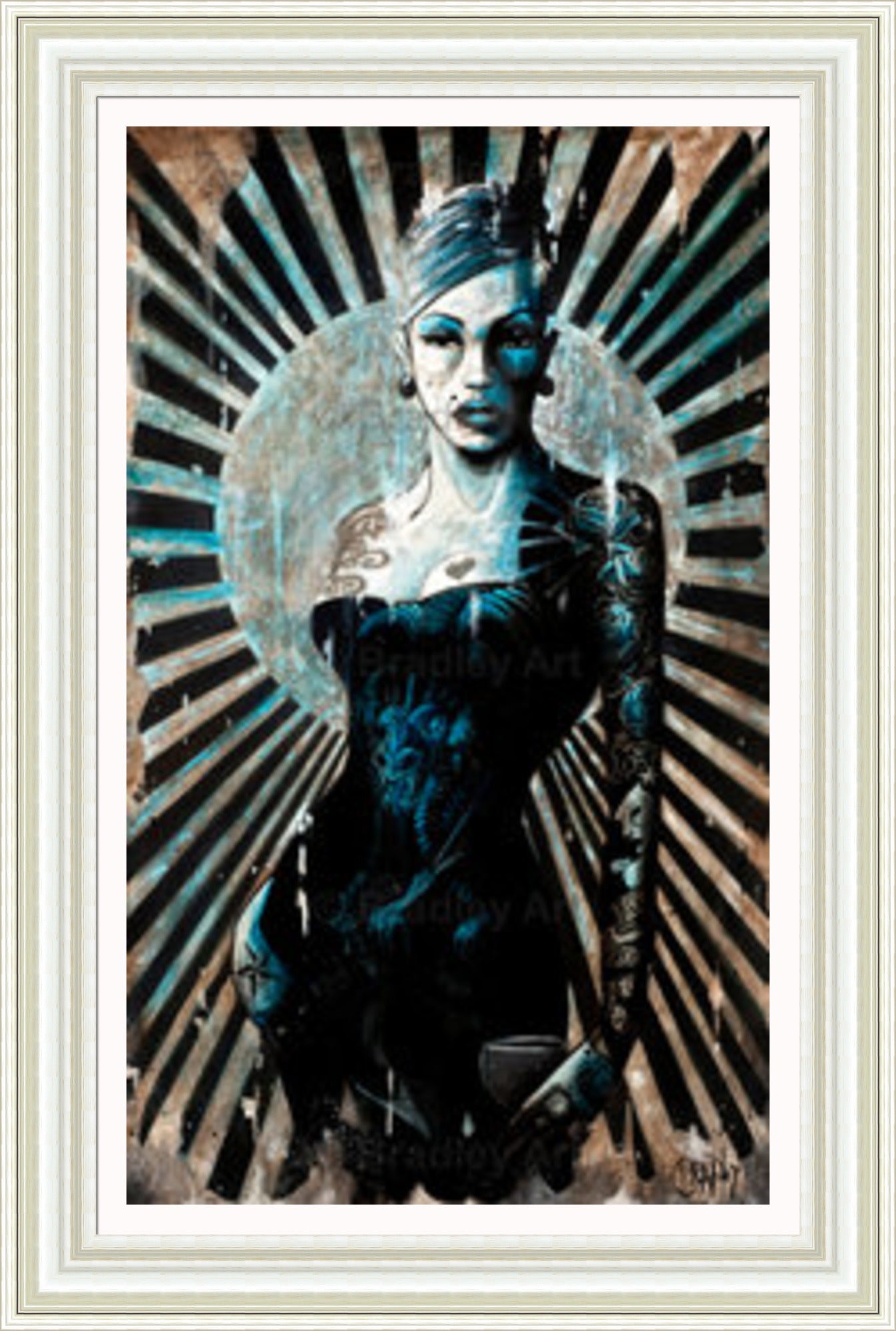 "La Femme Bleue" Canvas