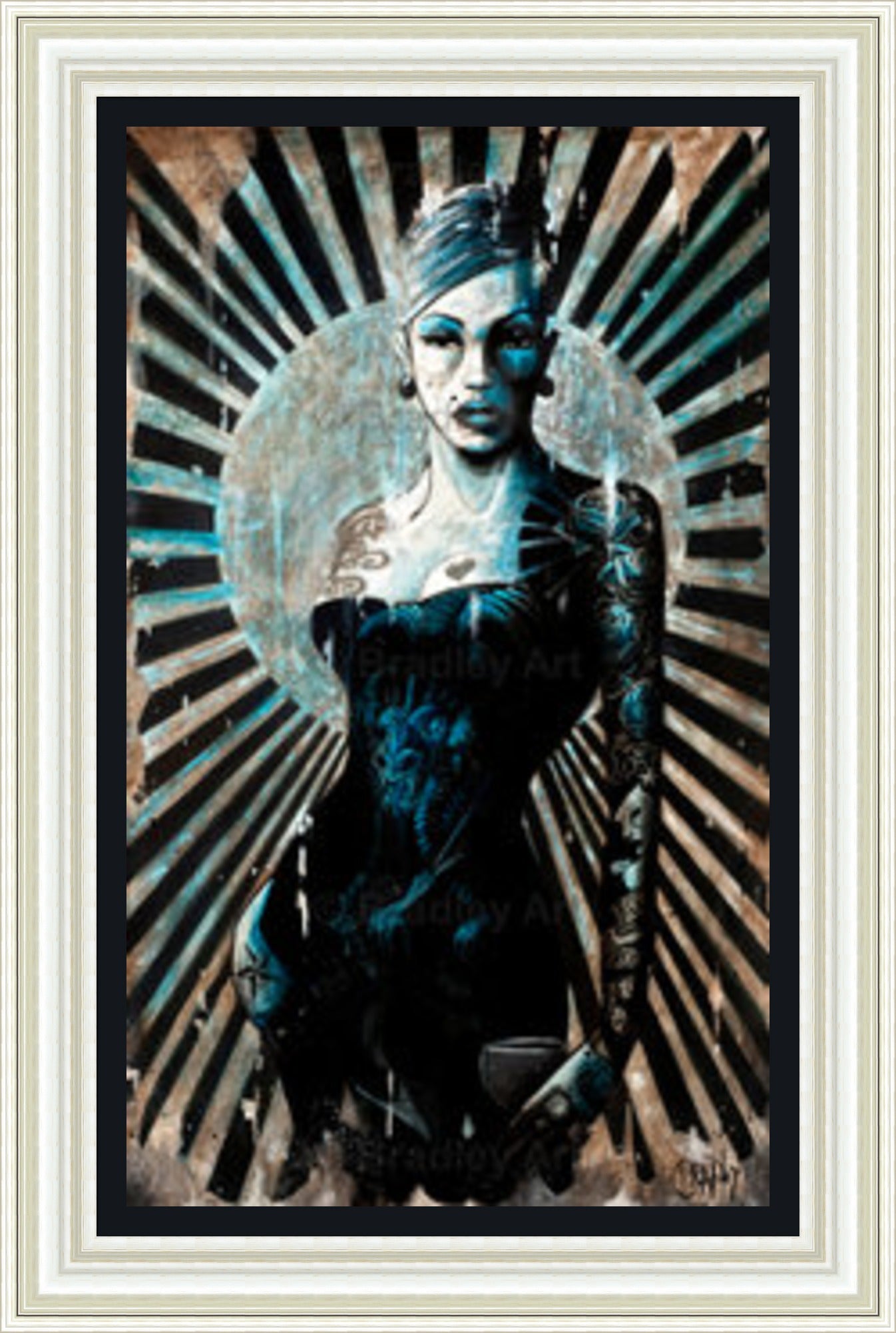 "La Femme Bleue" Canvas