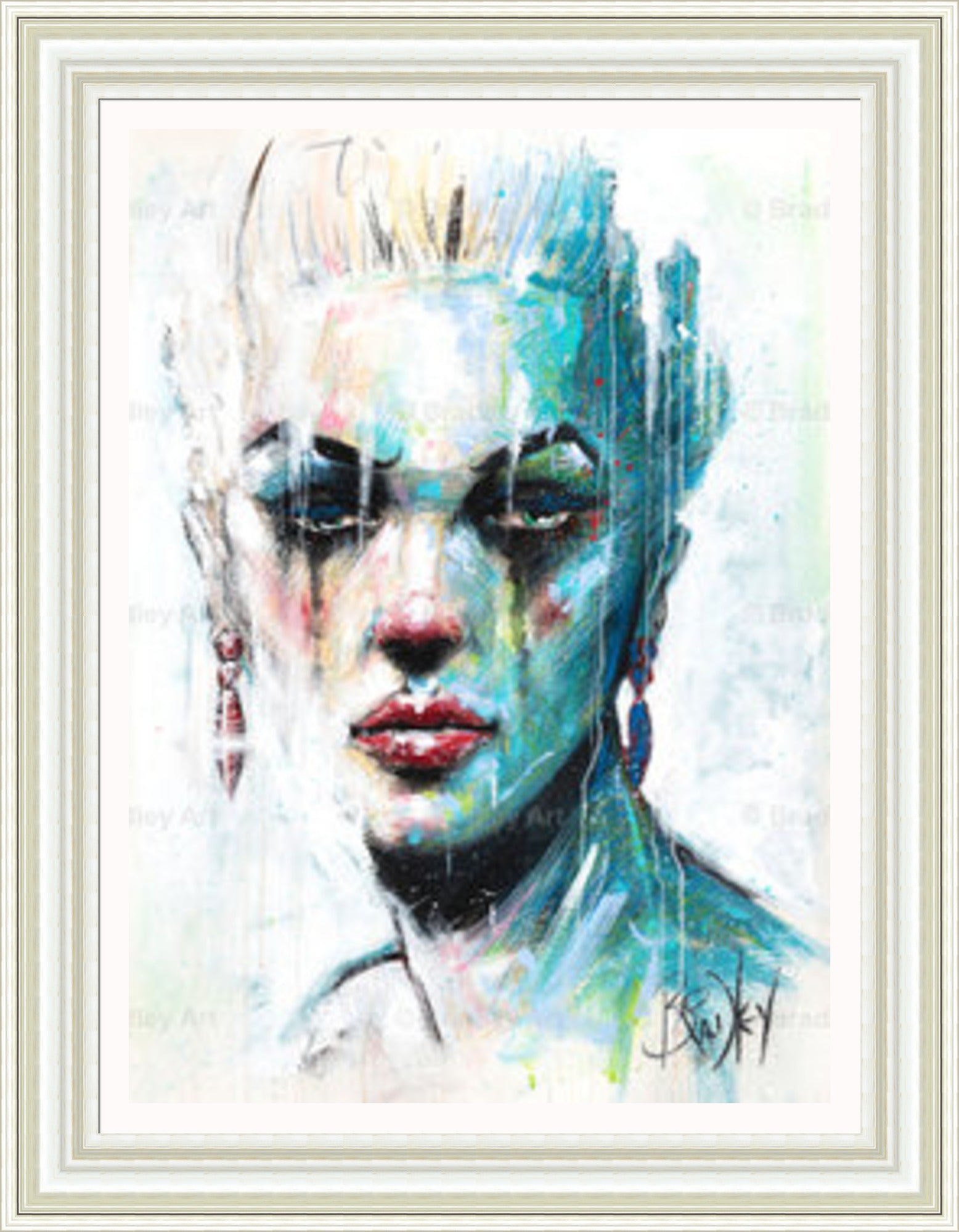 "The Beautiful and Damned" HE Canvas