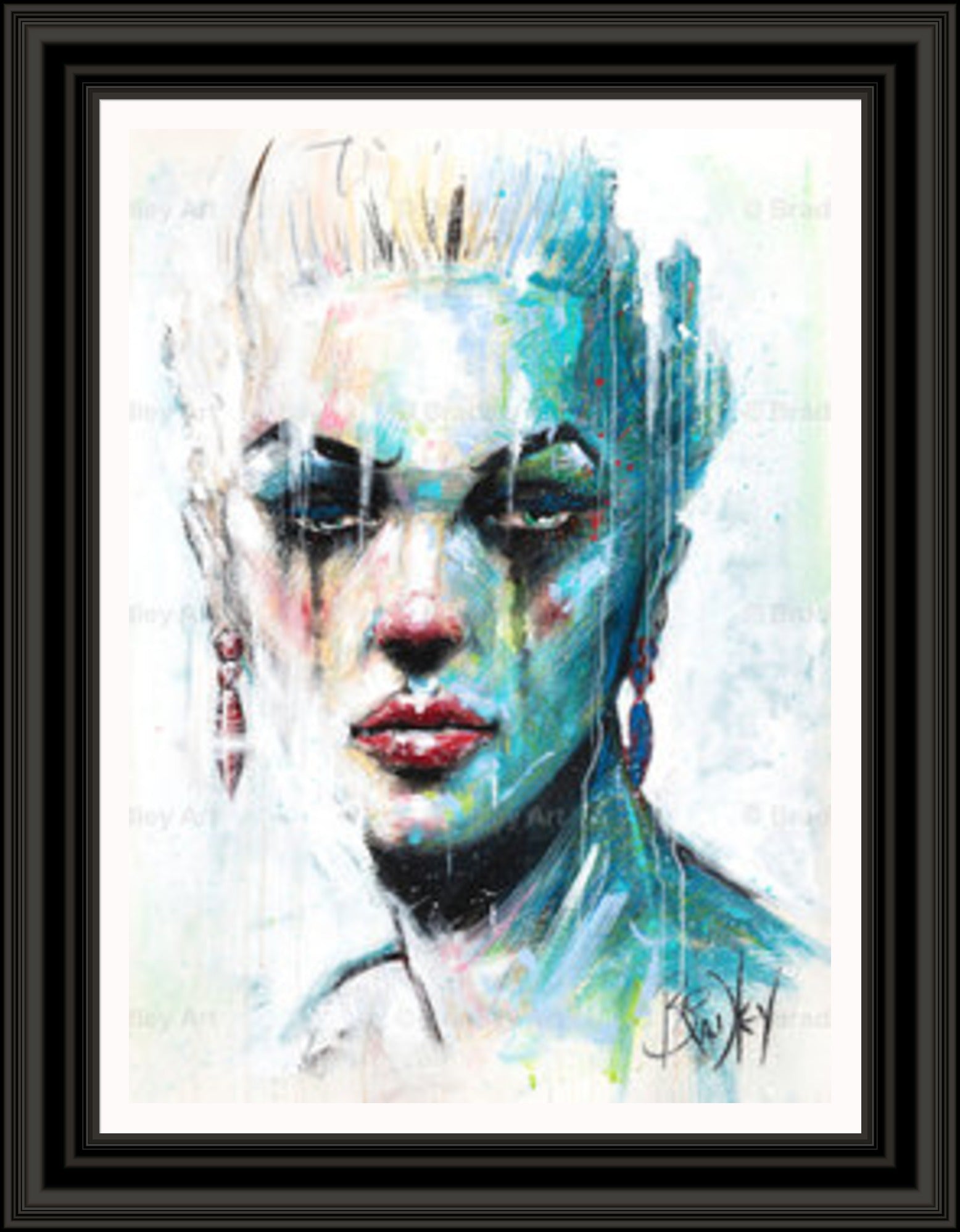 "The Beautiful and Damned" Canvas