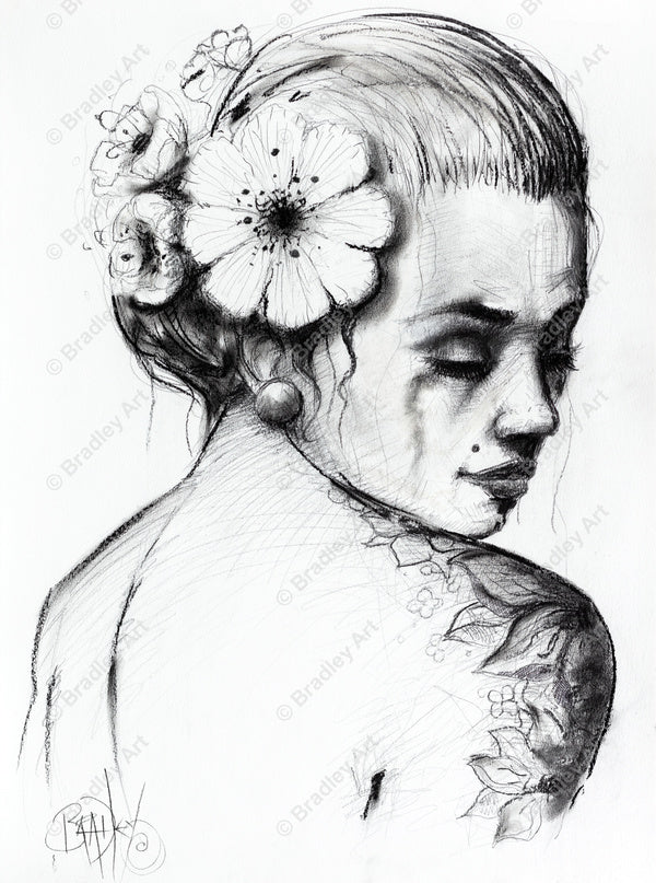 "Study I" (B&W) Canvas