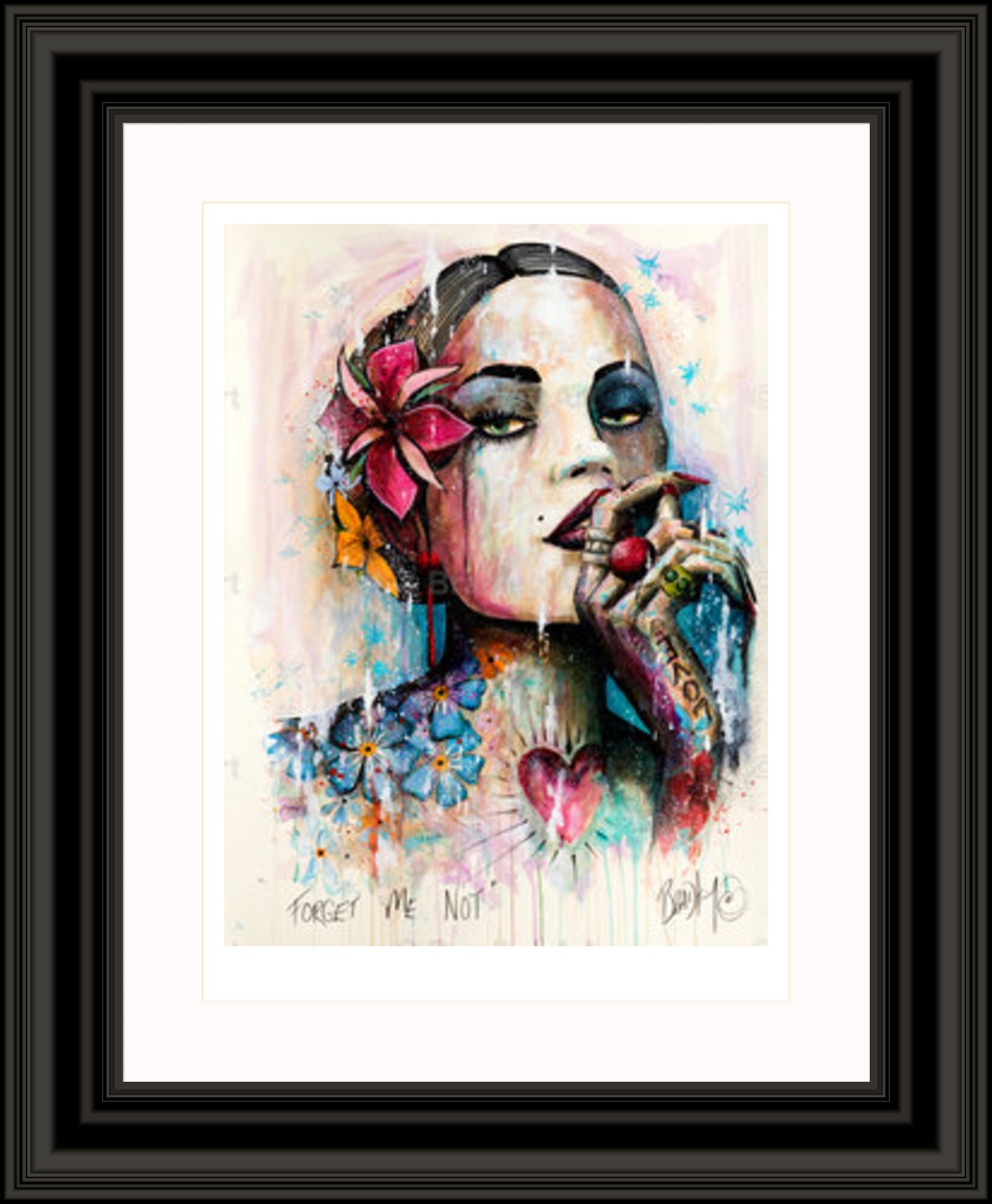 "Forget Me Not" Print