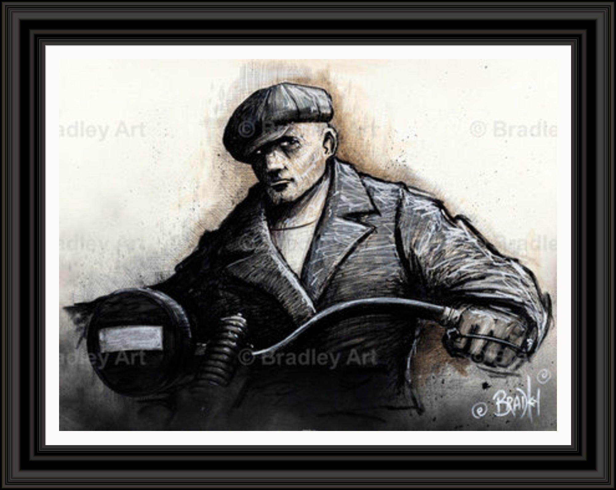 "Biker" Canvas