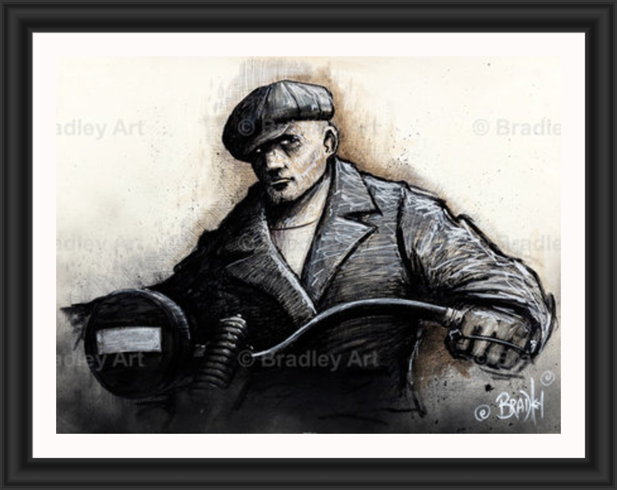 "Biker" Canvas