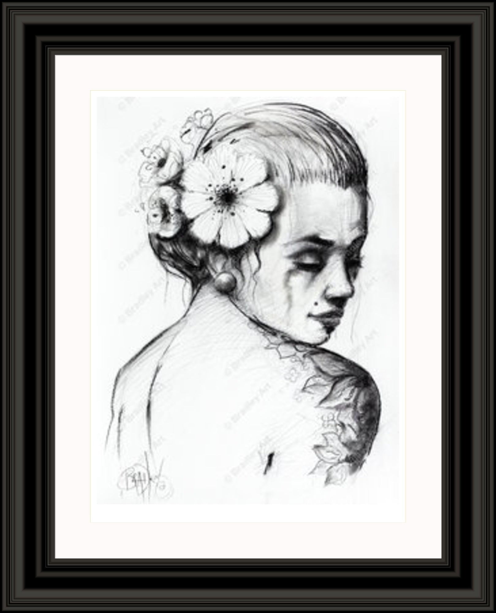 "Study I" (B&W) Print