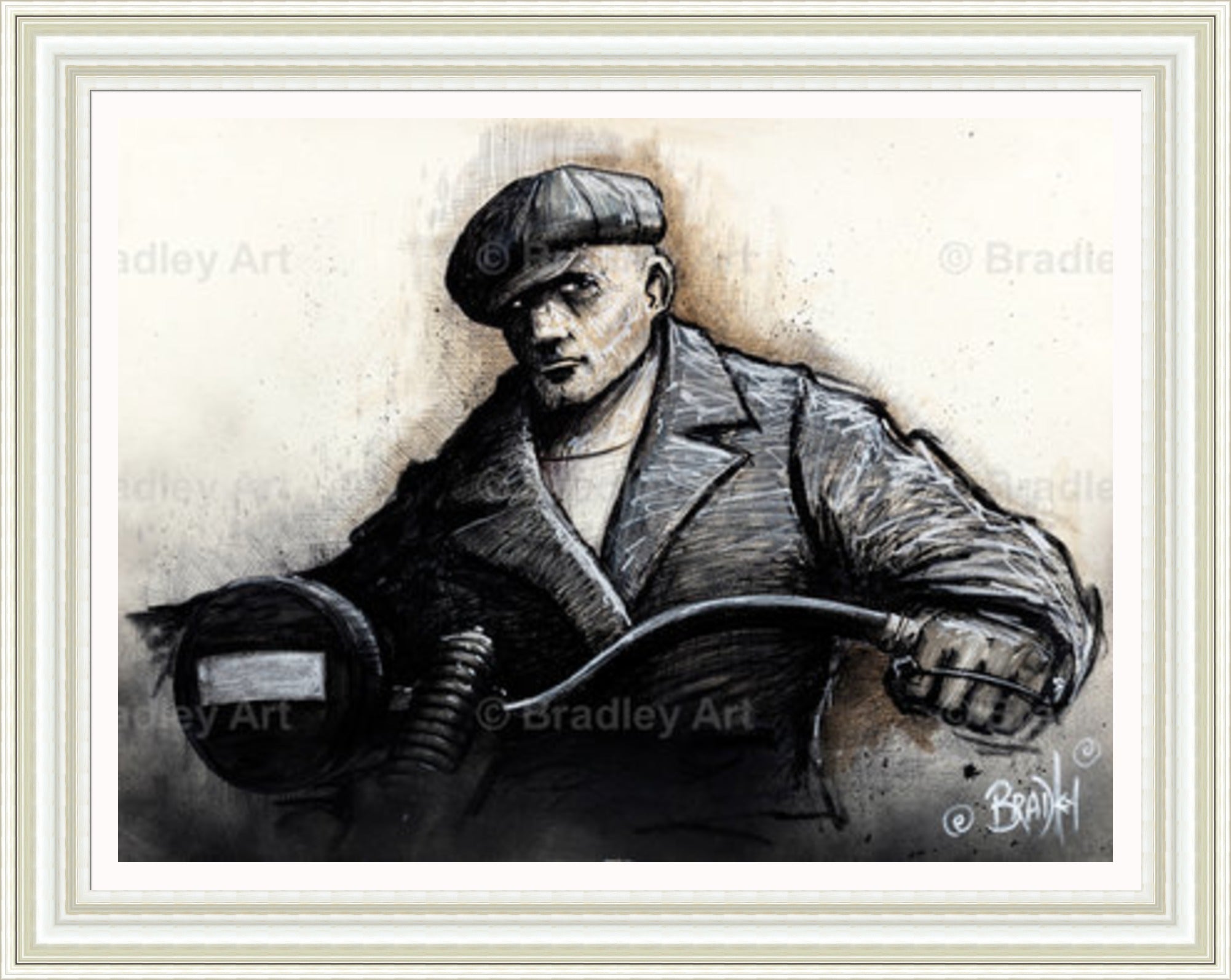 "Biker" Canvas
