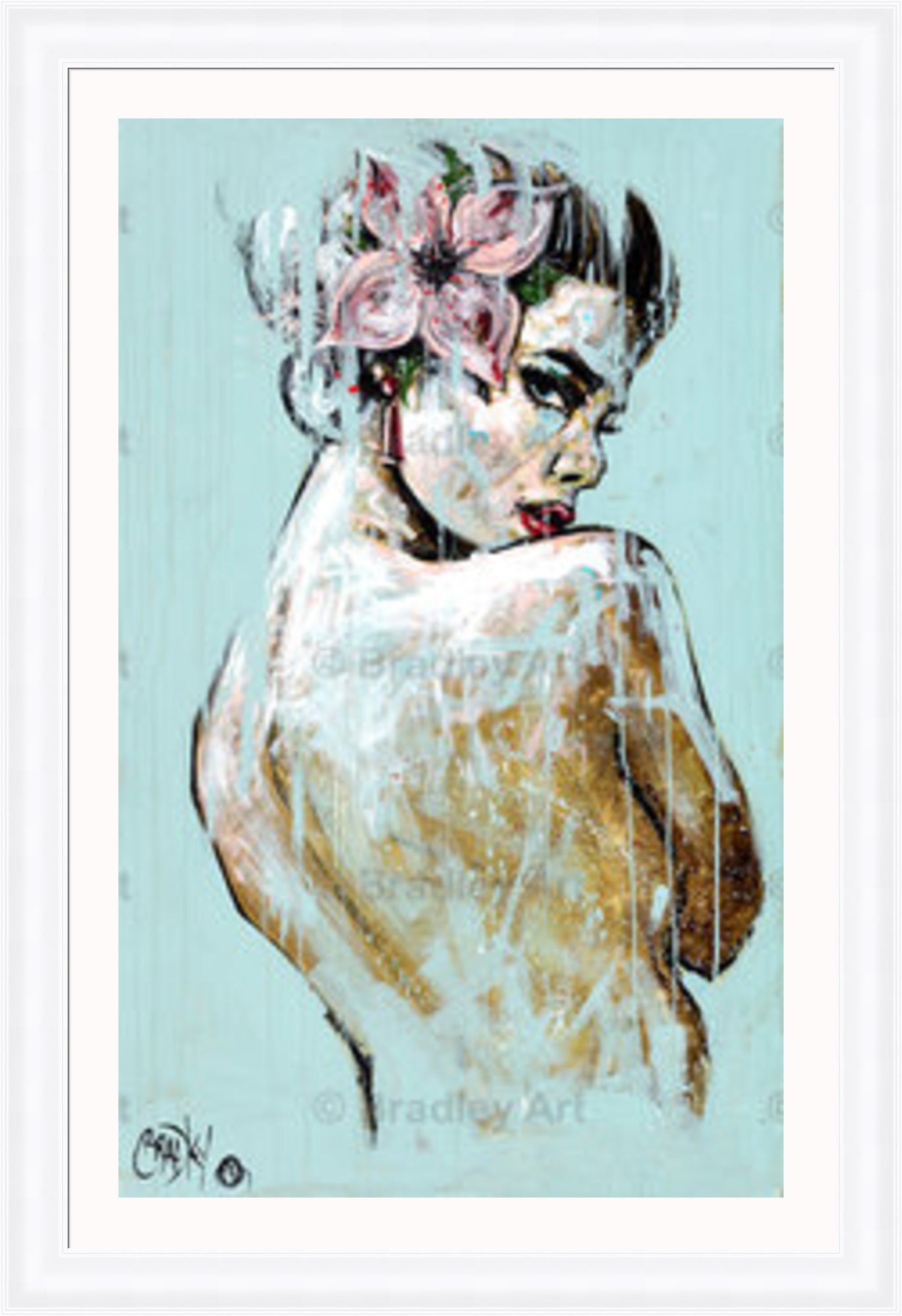 "Don't Look Back" HE Canvas