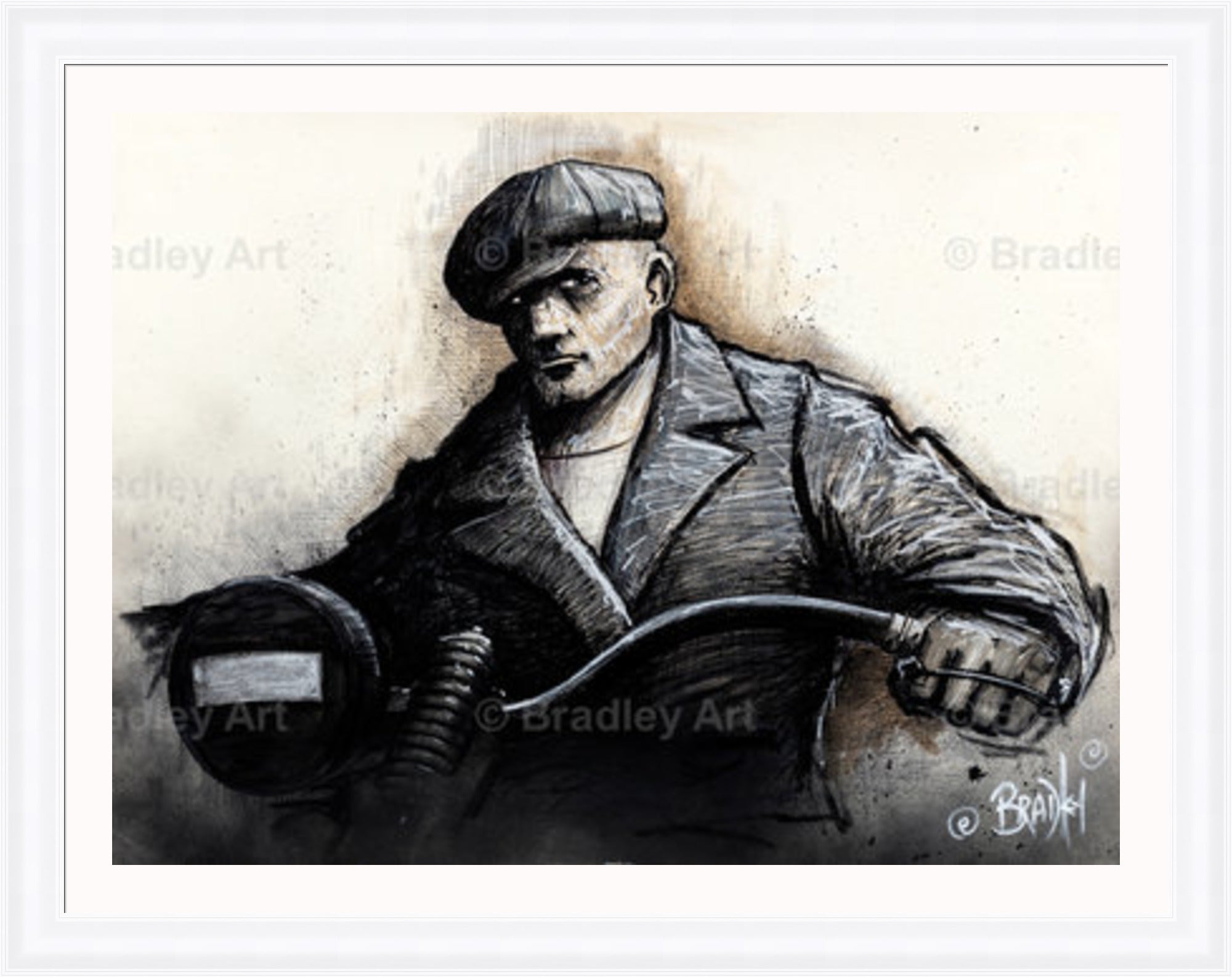 "Biker" Canvas