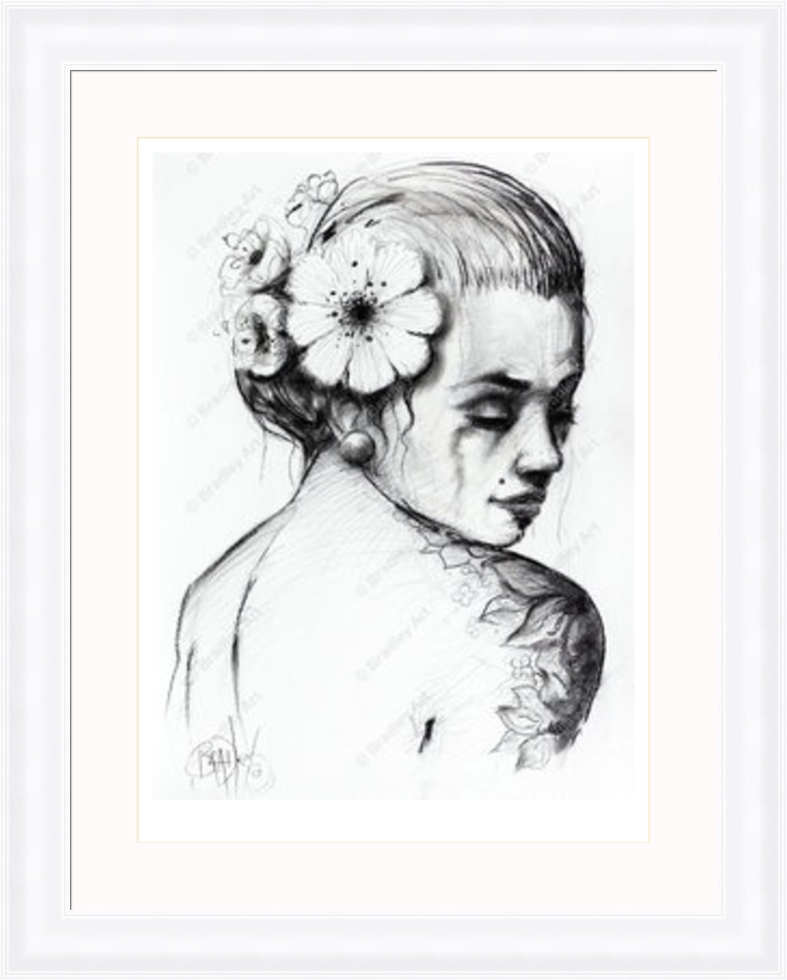 "Study I" (B&W) Print