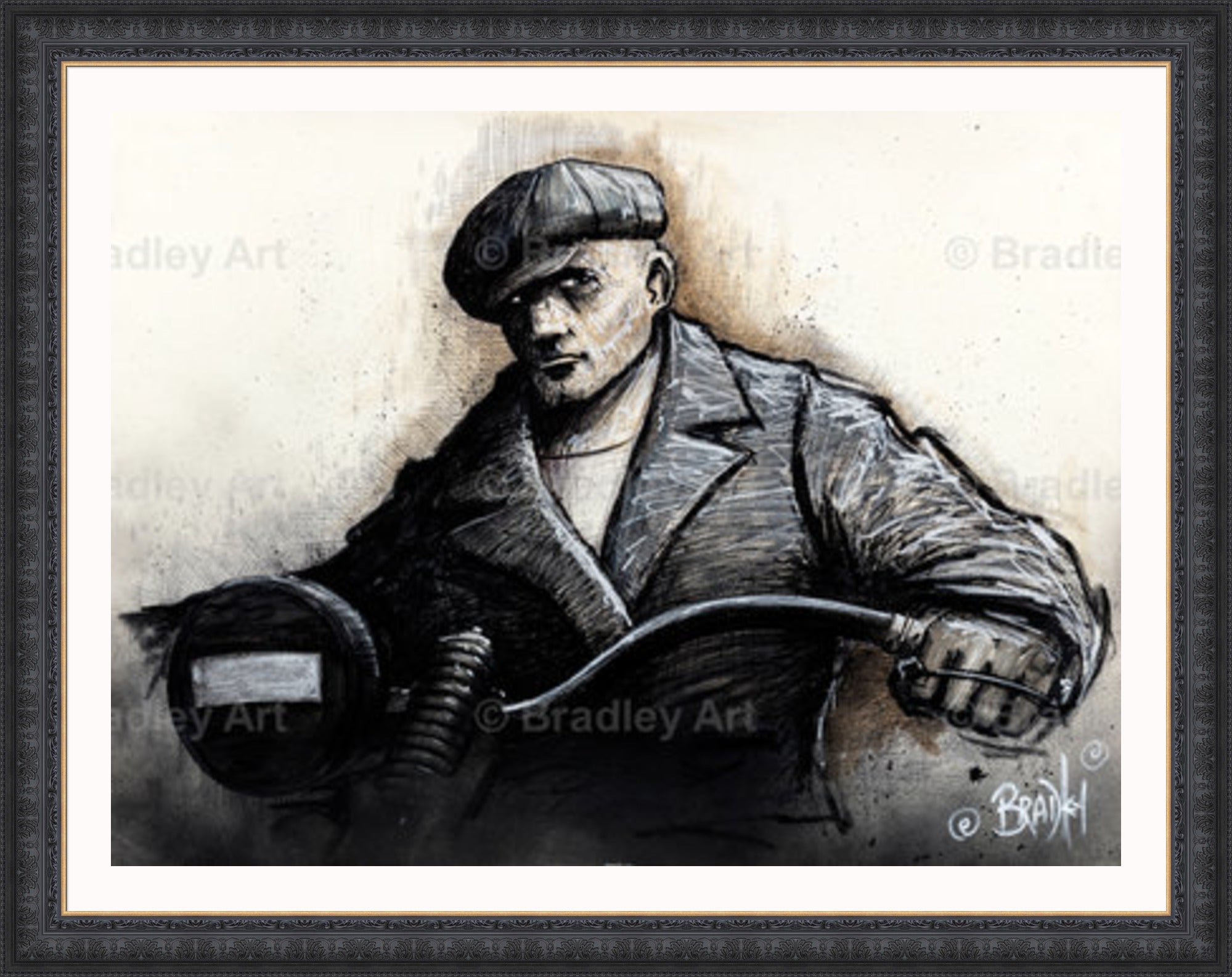 "Biker" Canvas