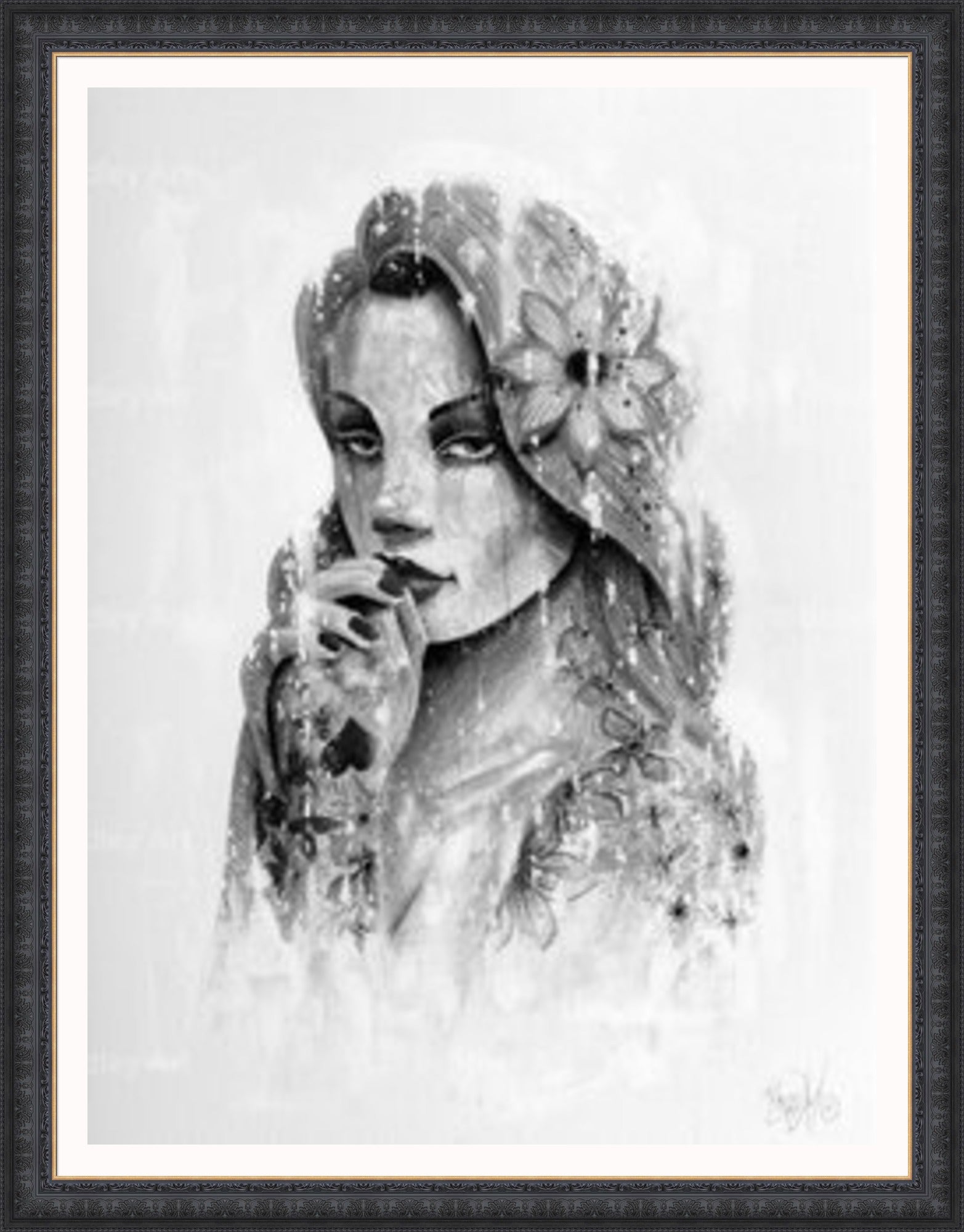 "Serenity" (B&W) Canvas