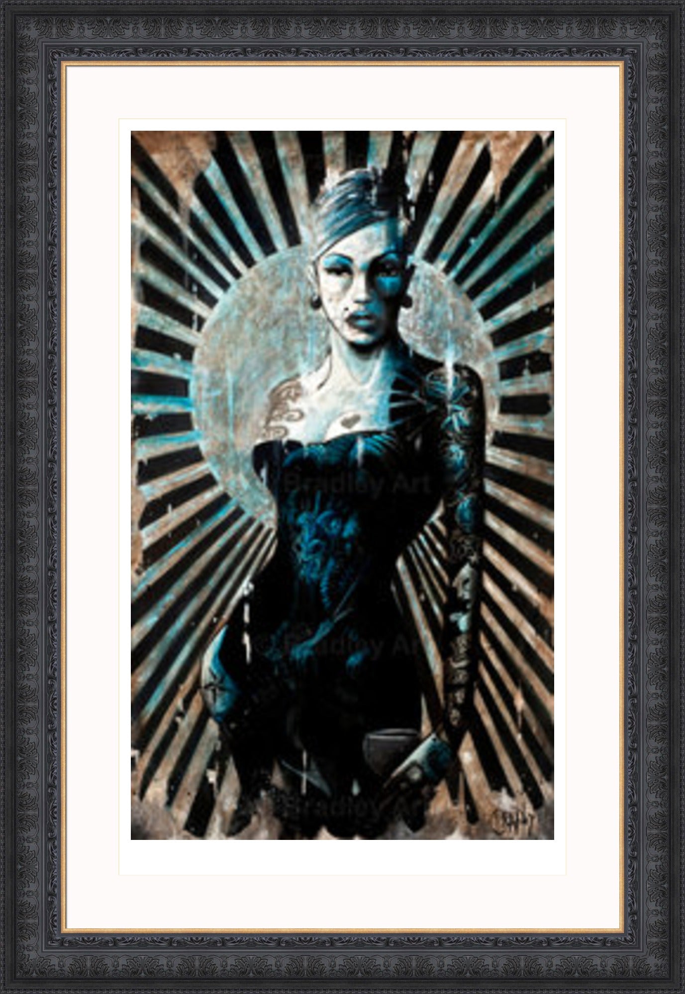"La Femme Bleue" Print