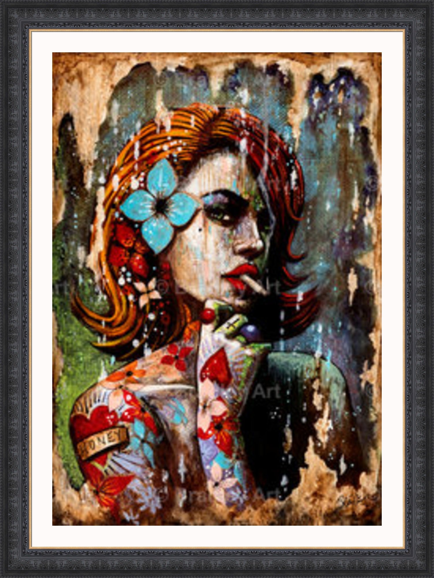 "Honey" Canvas