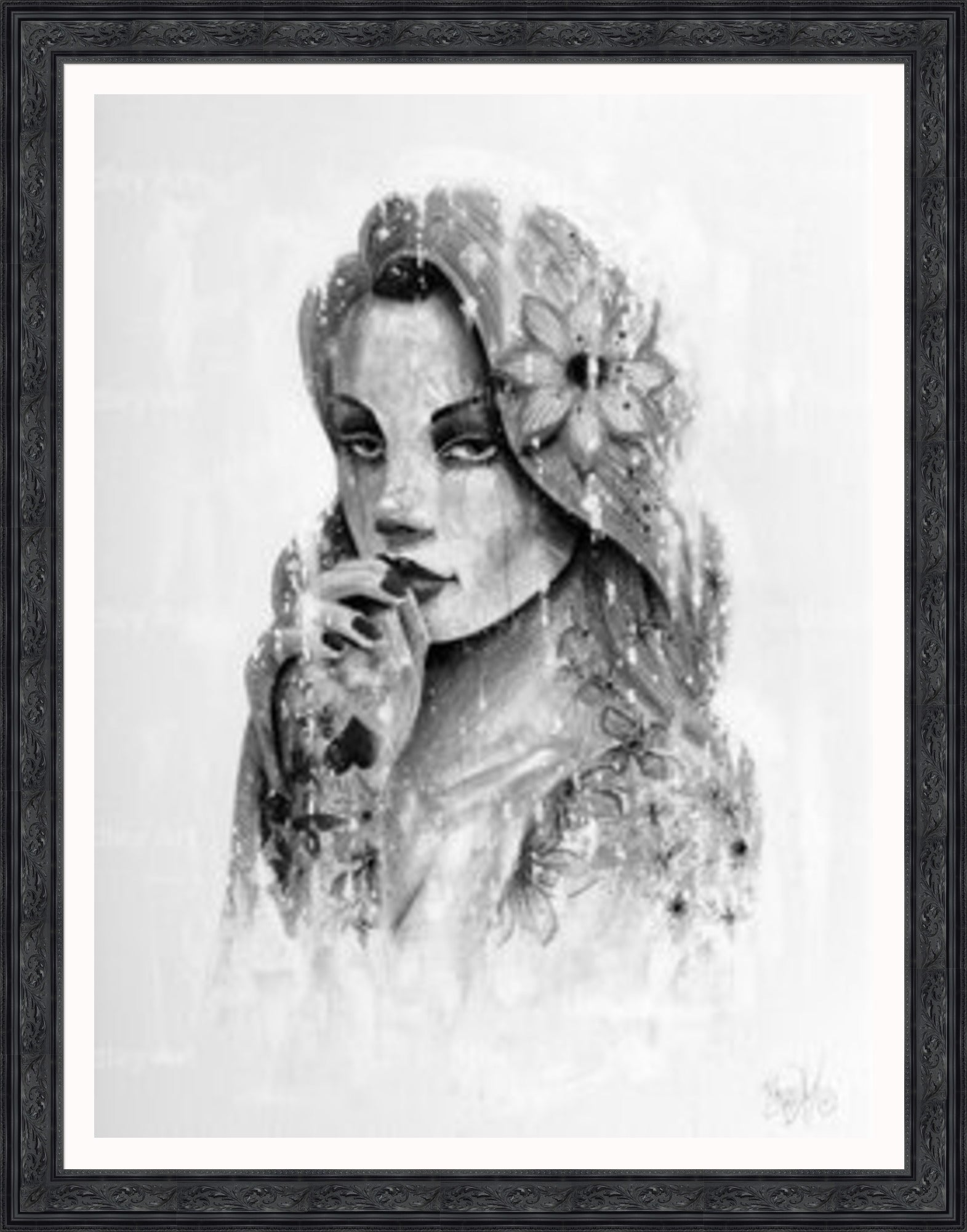 "Serenity" (B&W) Canvas