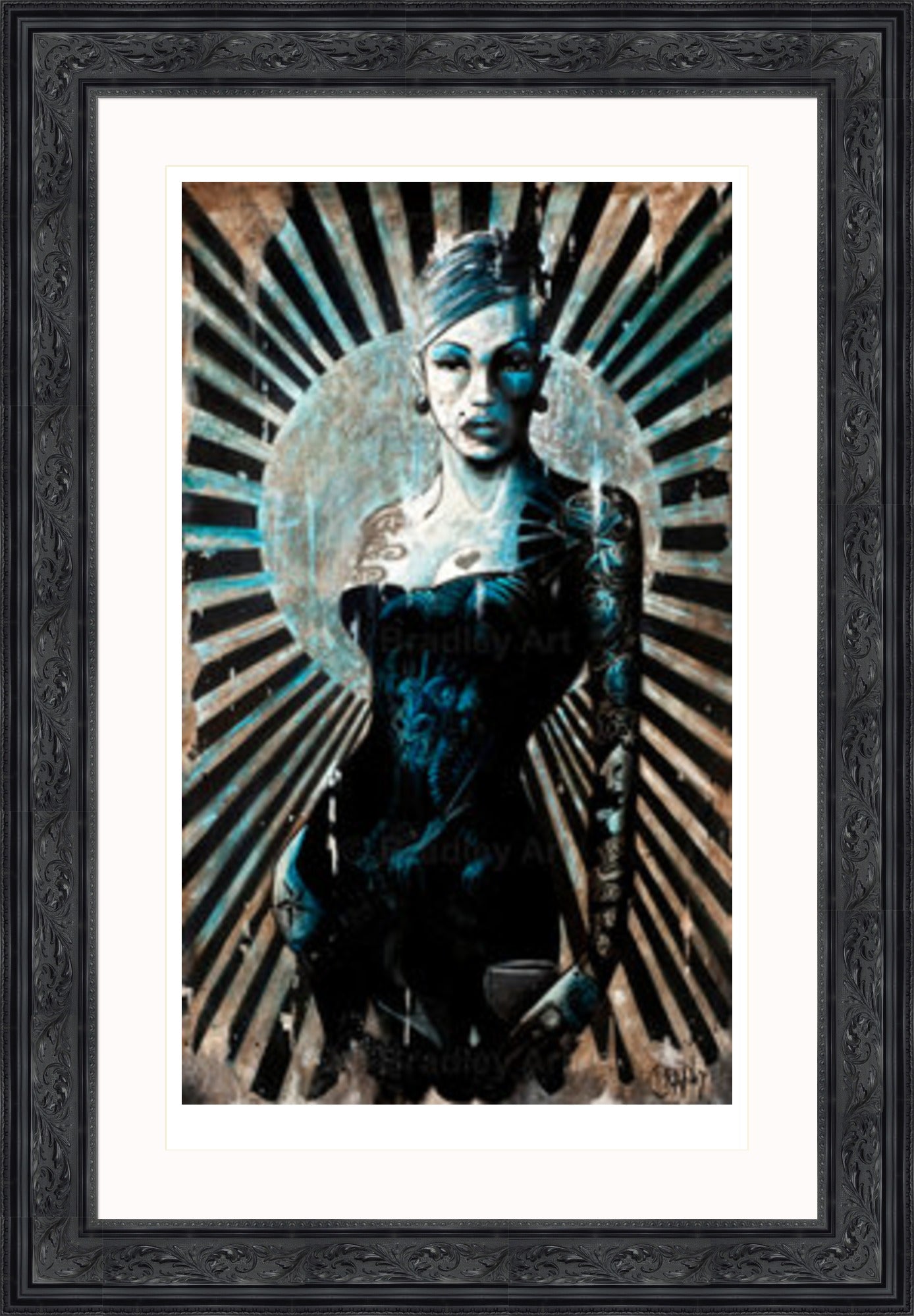 "La Femme Bleue" Print