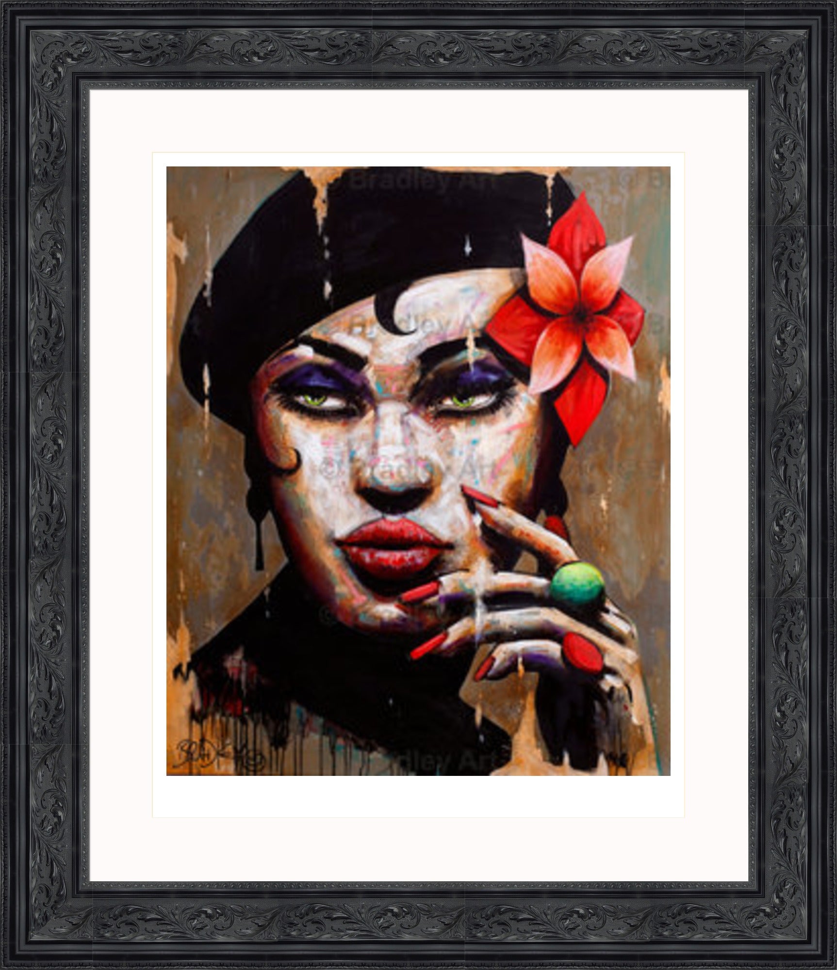 "La Femme en Noir" Print