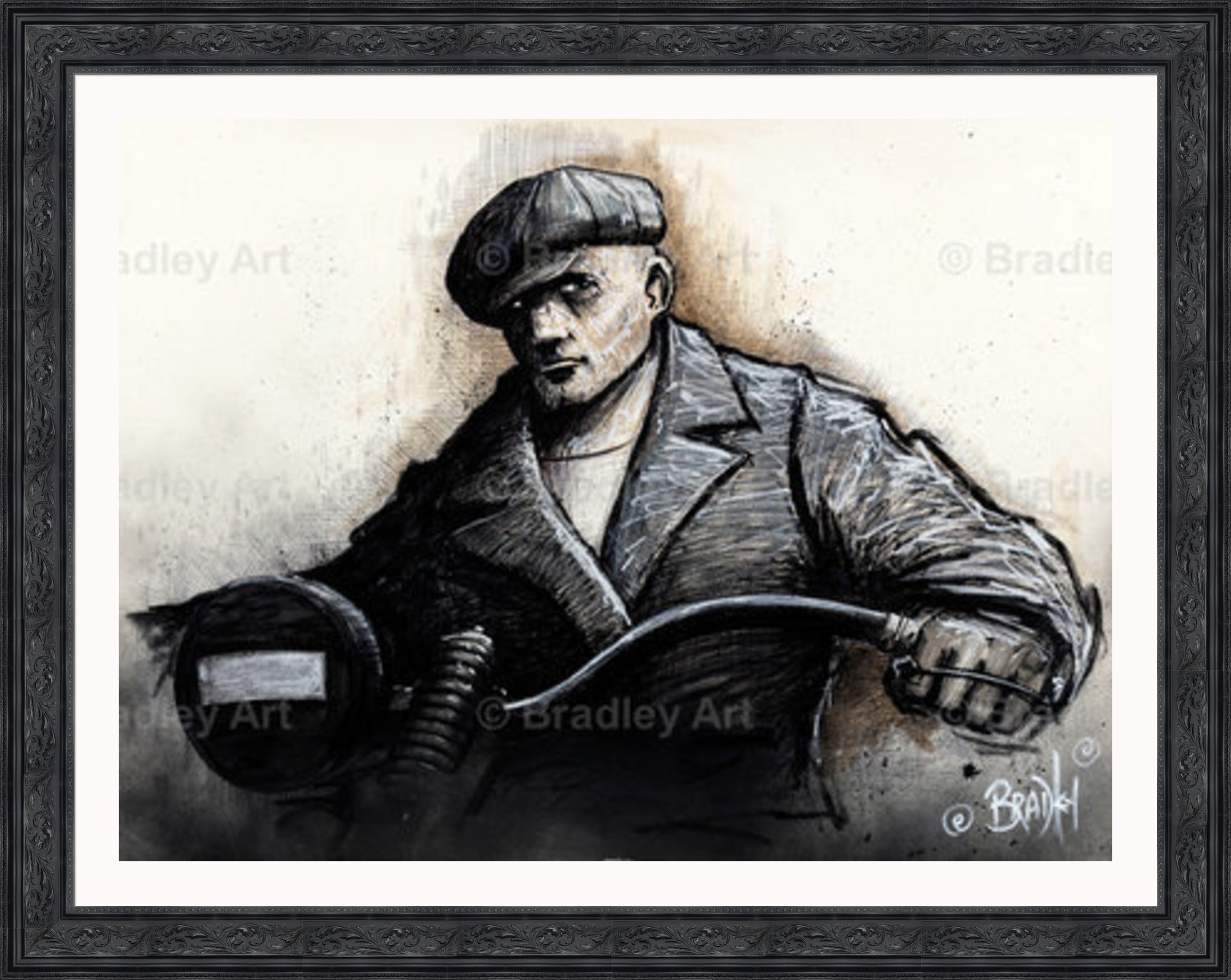 "Biker" Canvas
