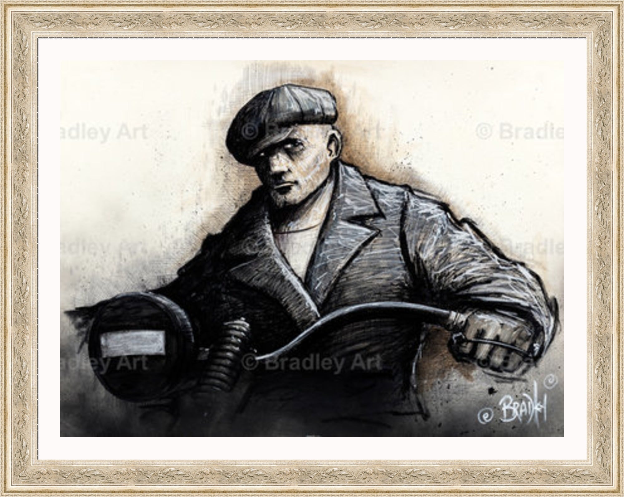 "Biker" Canvas
