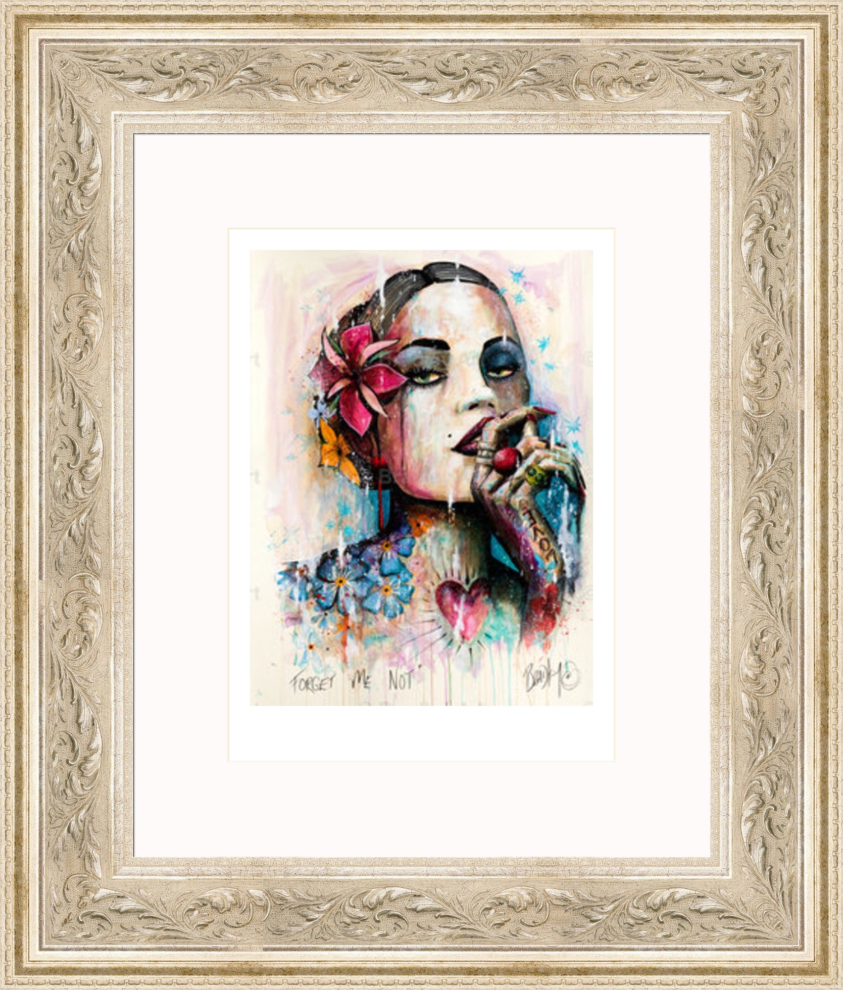 "Forget Me Not" Print