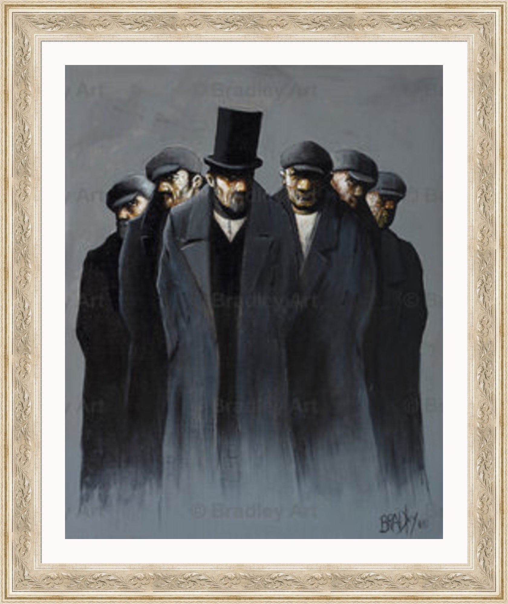 "Men of Business" HE Canvas