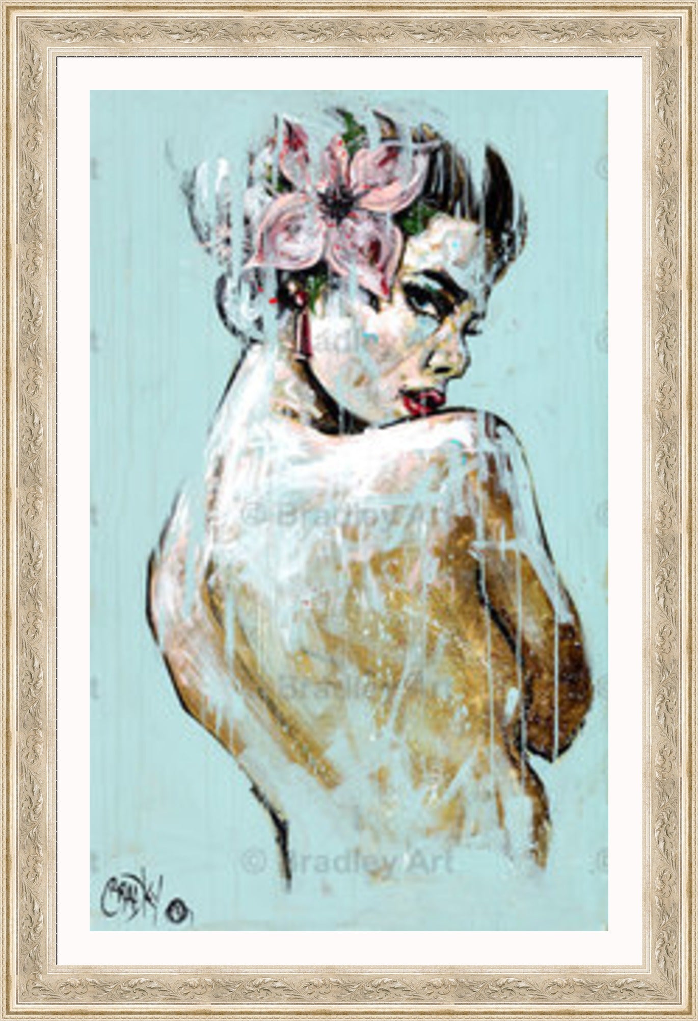 "Don't Look Back" HE Canvas