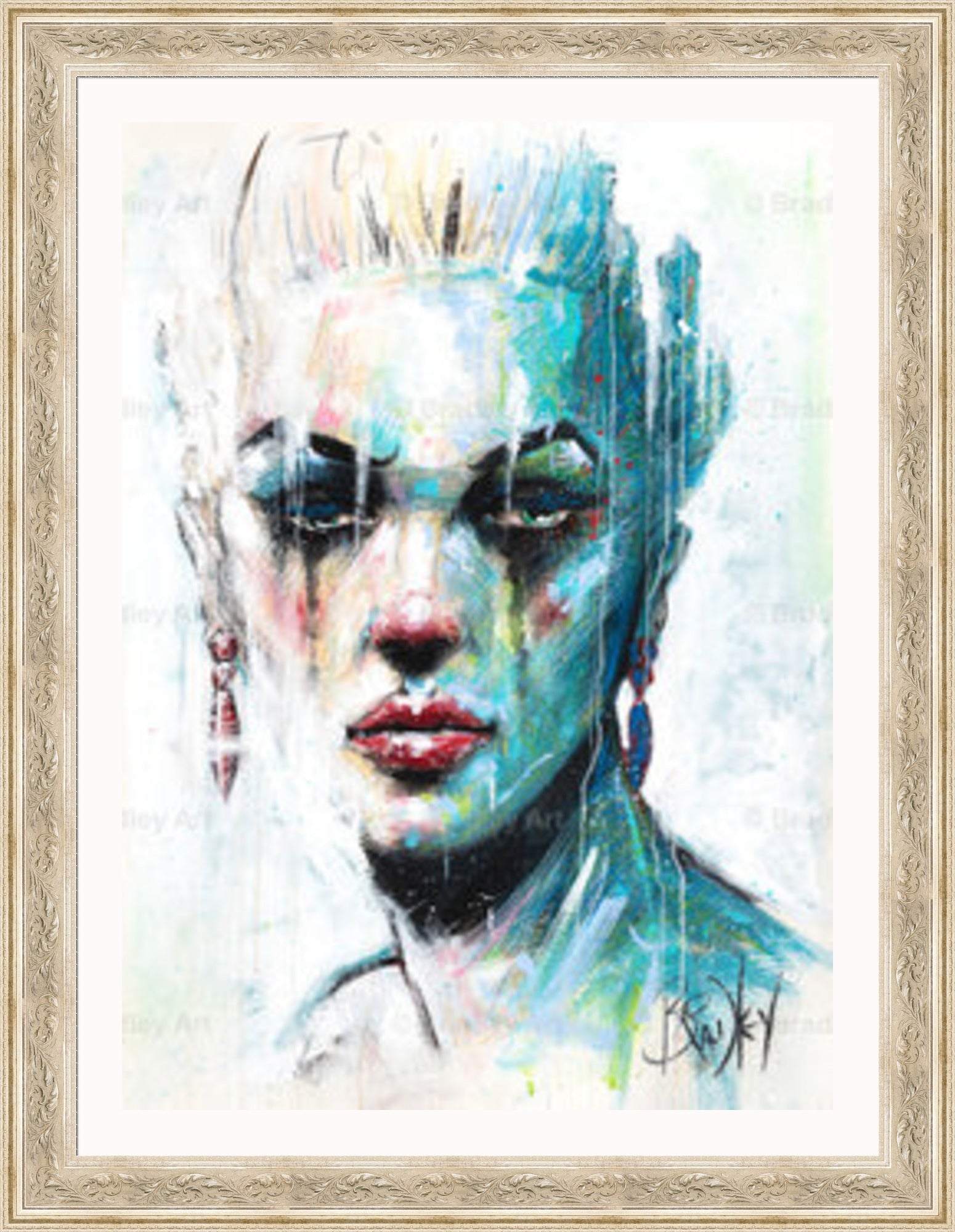 "The Beautiful and Damned" HE Canvas