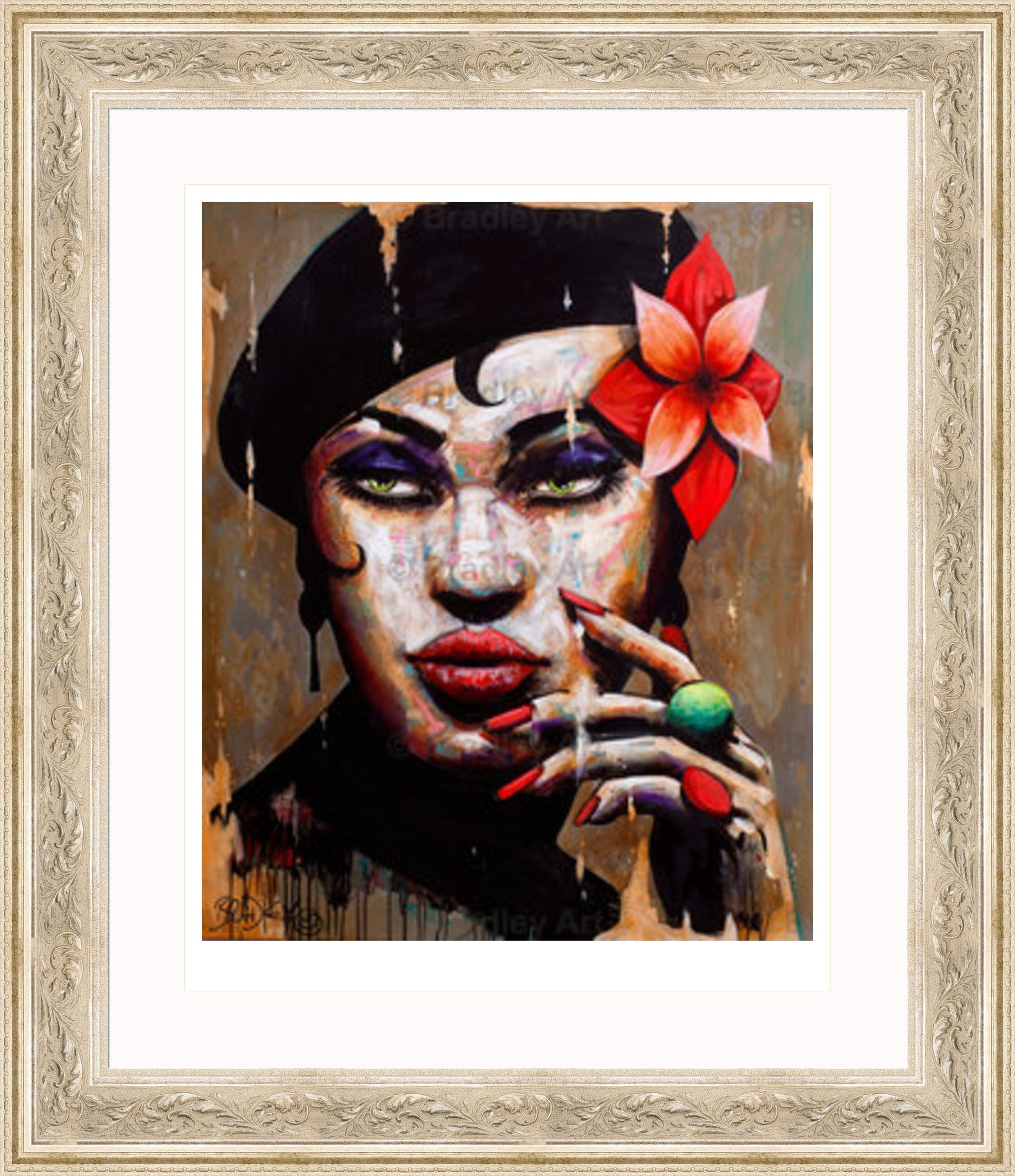 "La Femme en Noir" Print