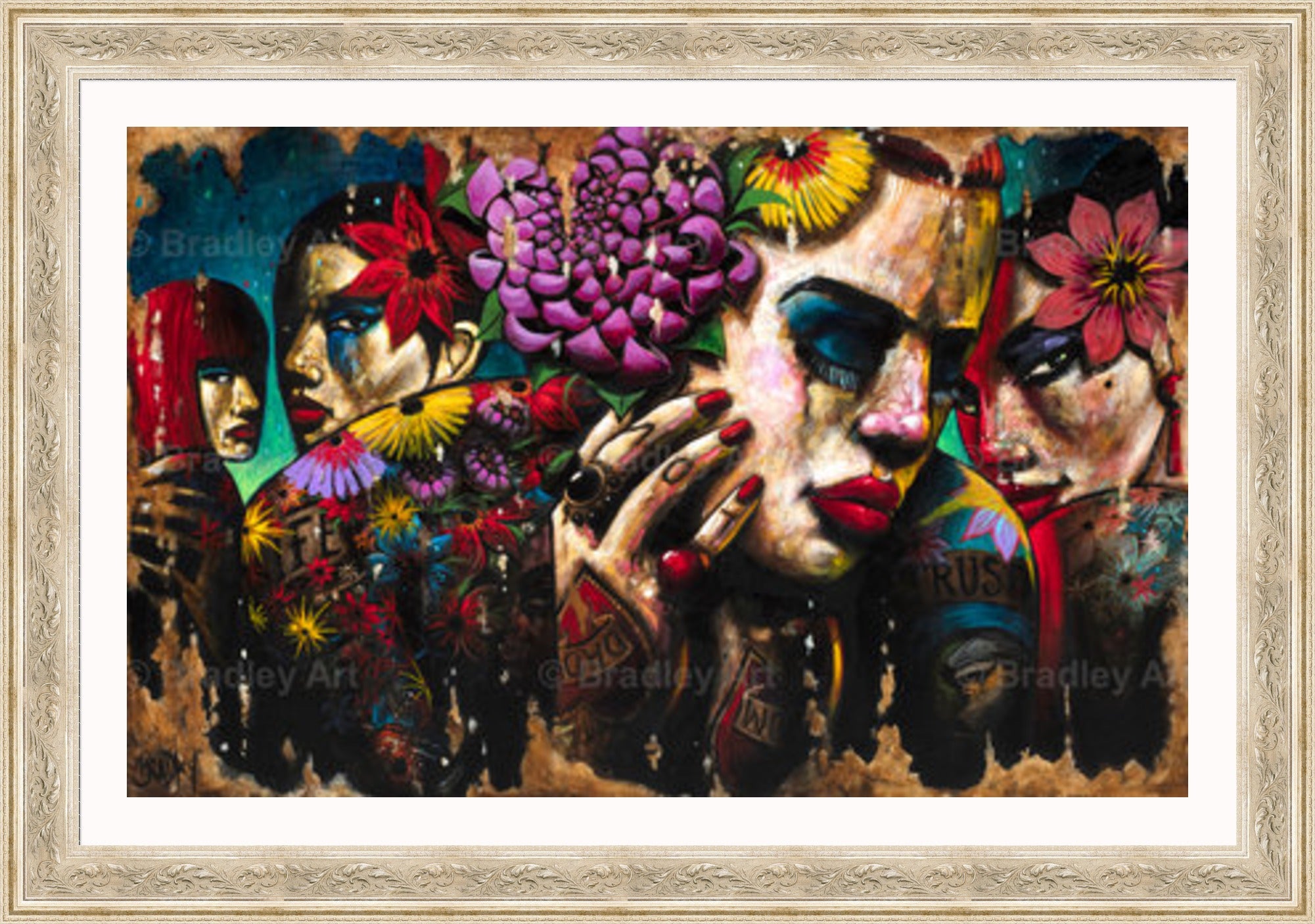 "Girlfriends" Canvas