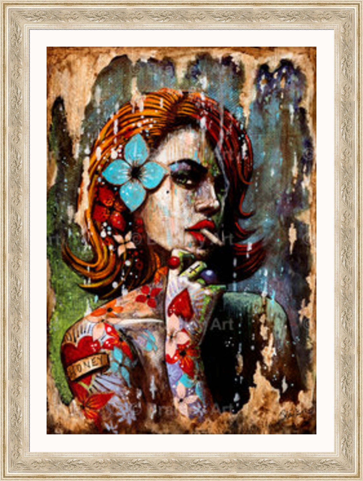 "Honey" Canvas