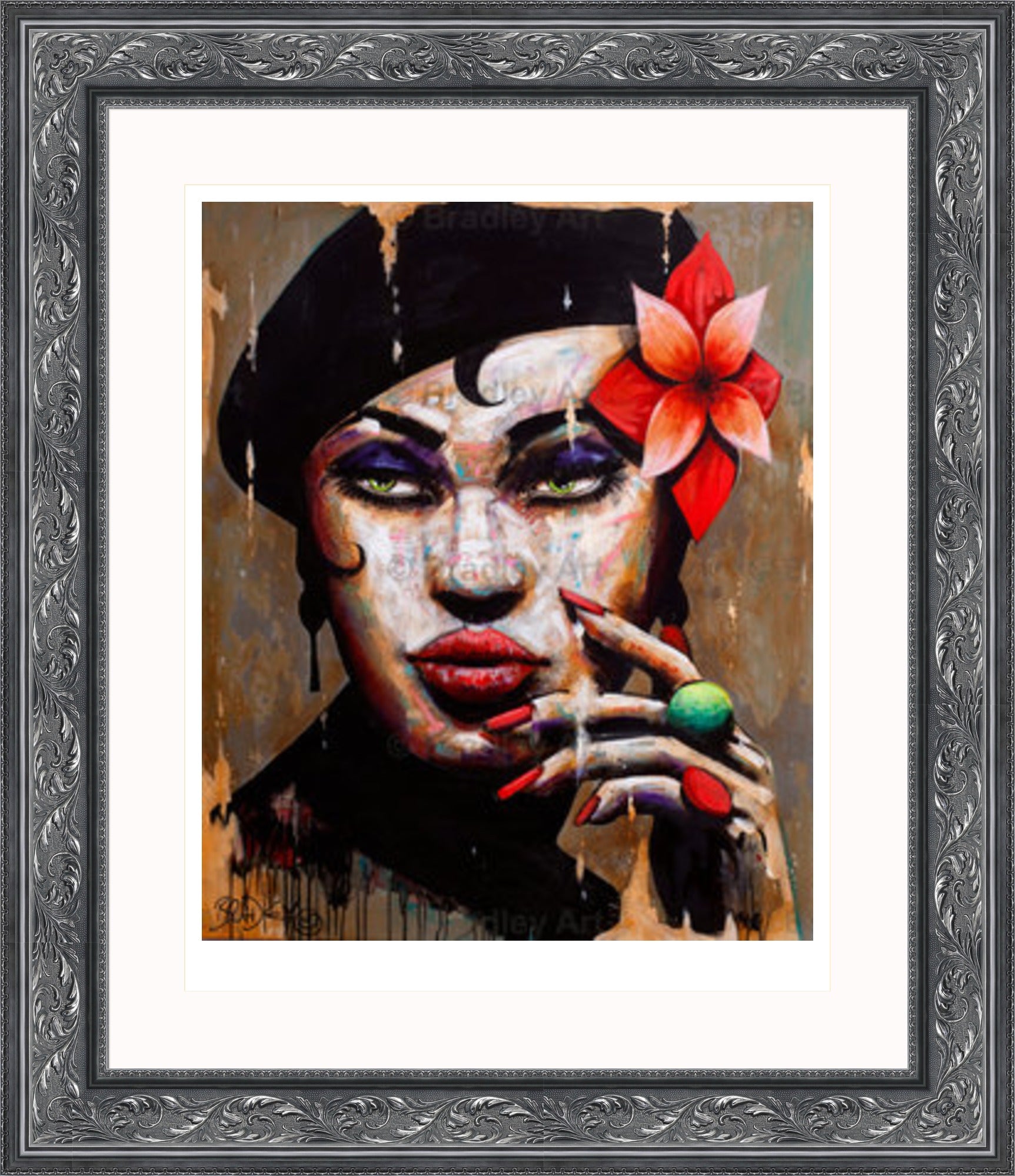 "La Femme en Noir" Print